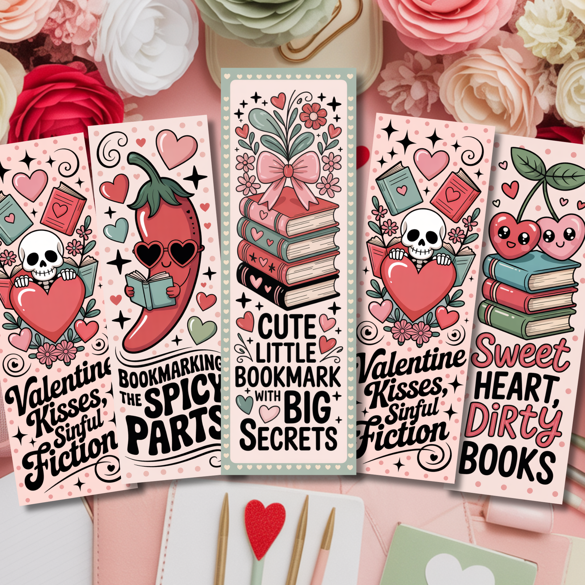 Valentines Day Smut Bookmarks