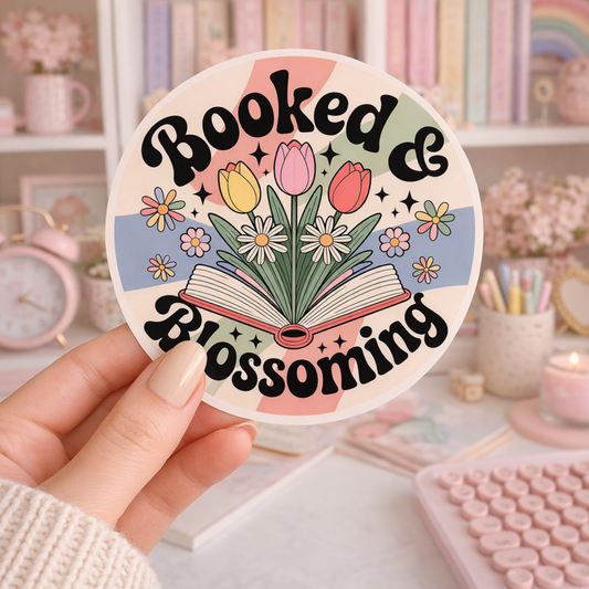 Spring Bookish Sticker