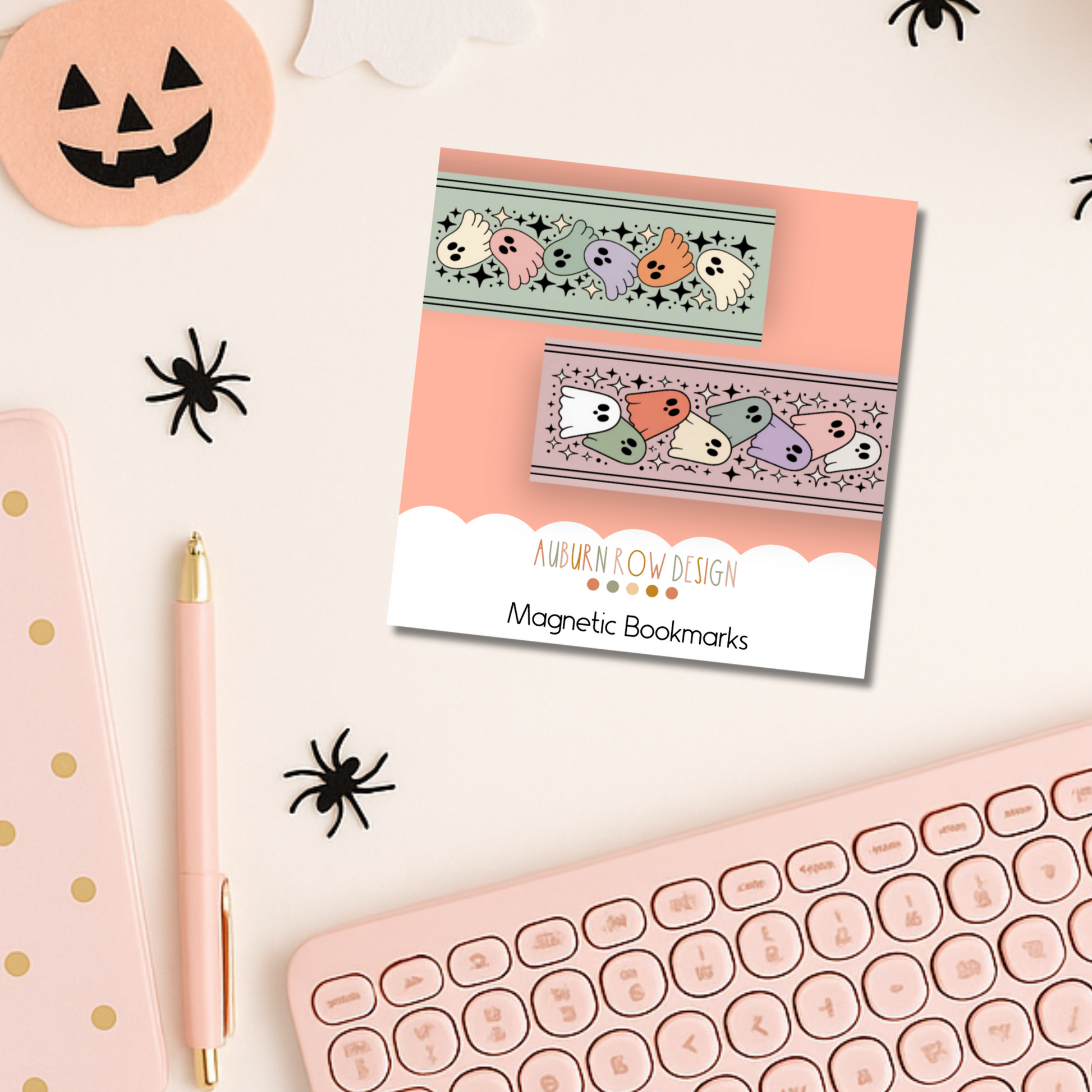 Ghost Magnetic Bookmarks