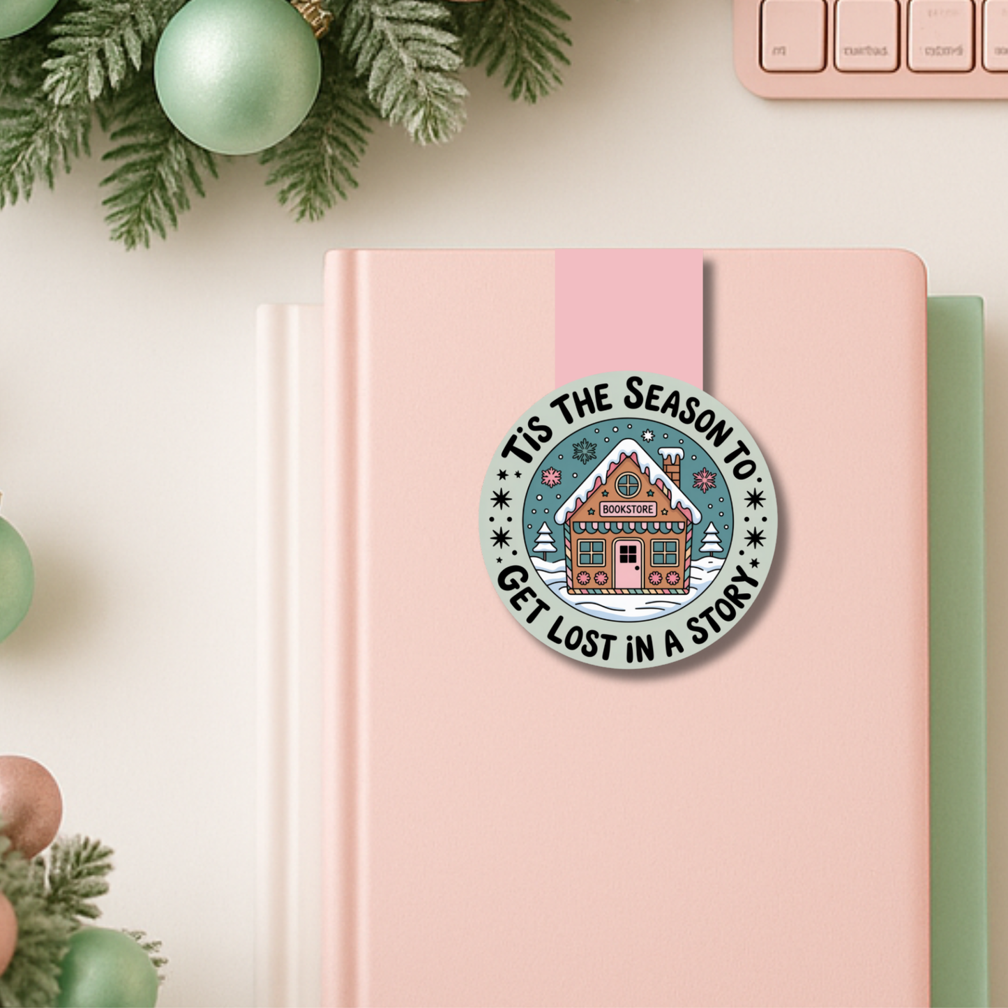 Christmas Magnetic Bookmark