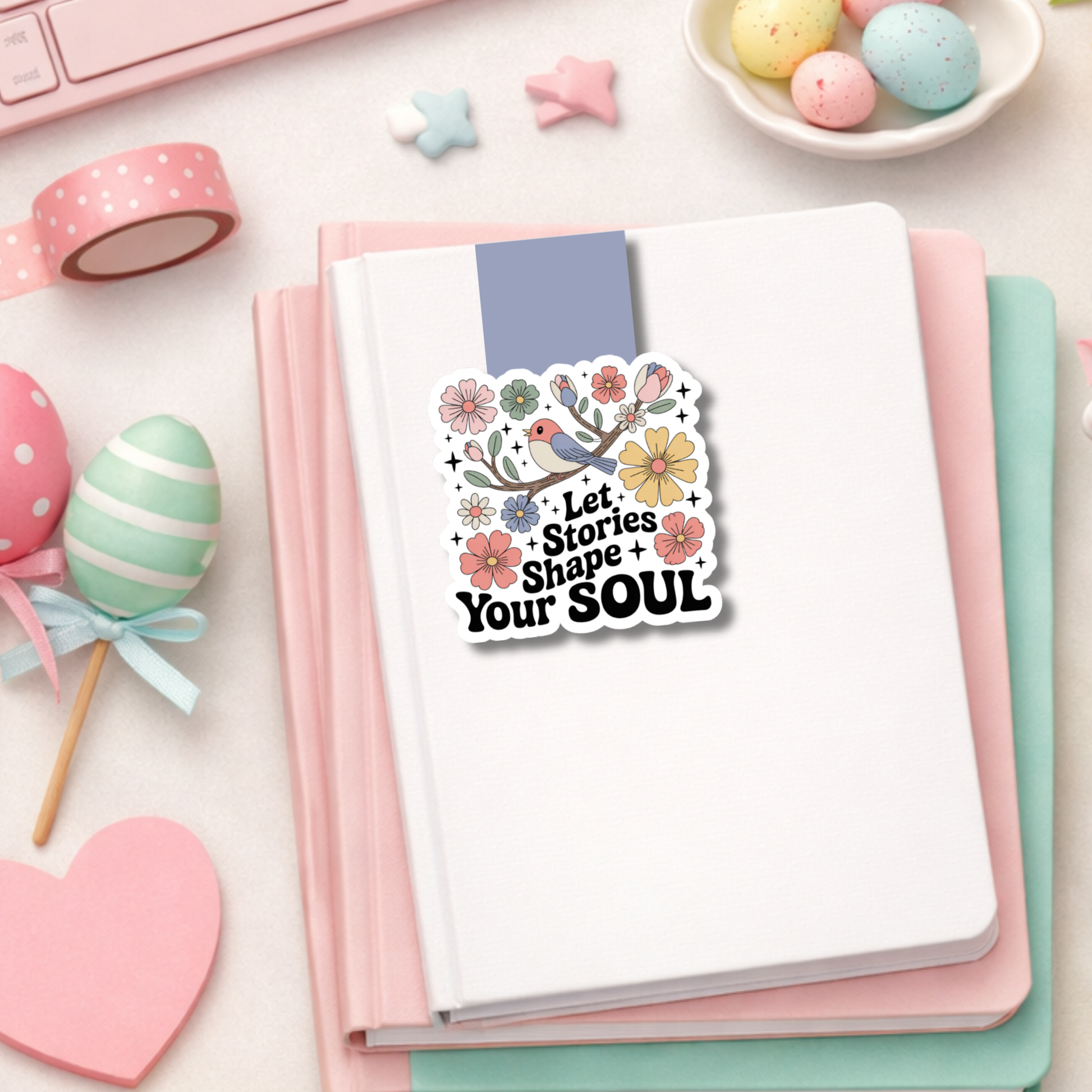 Spring Magnetic Bookmark