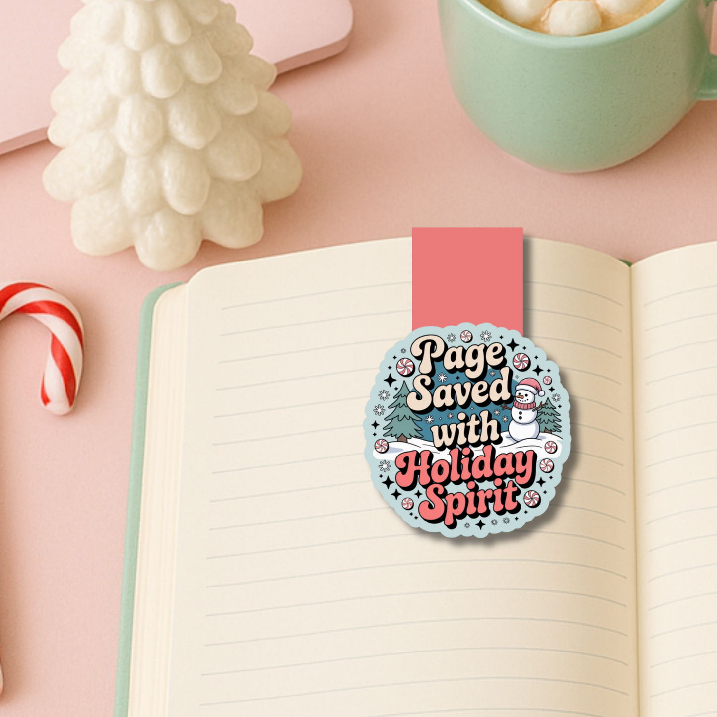 Christmas Magnetic Bookmark