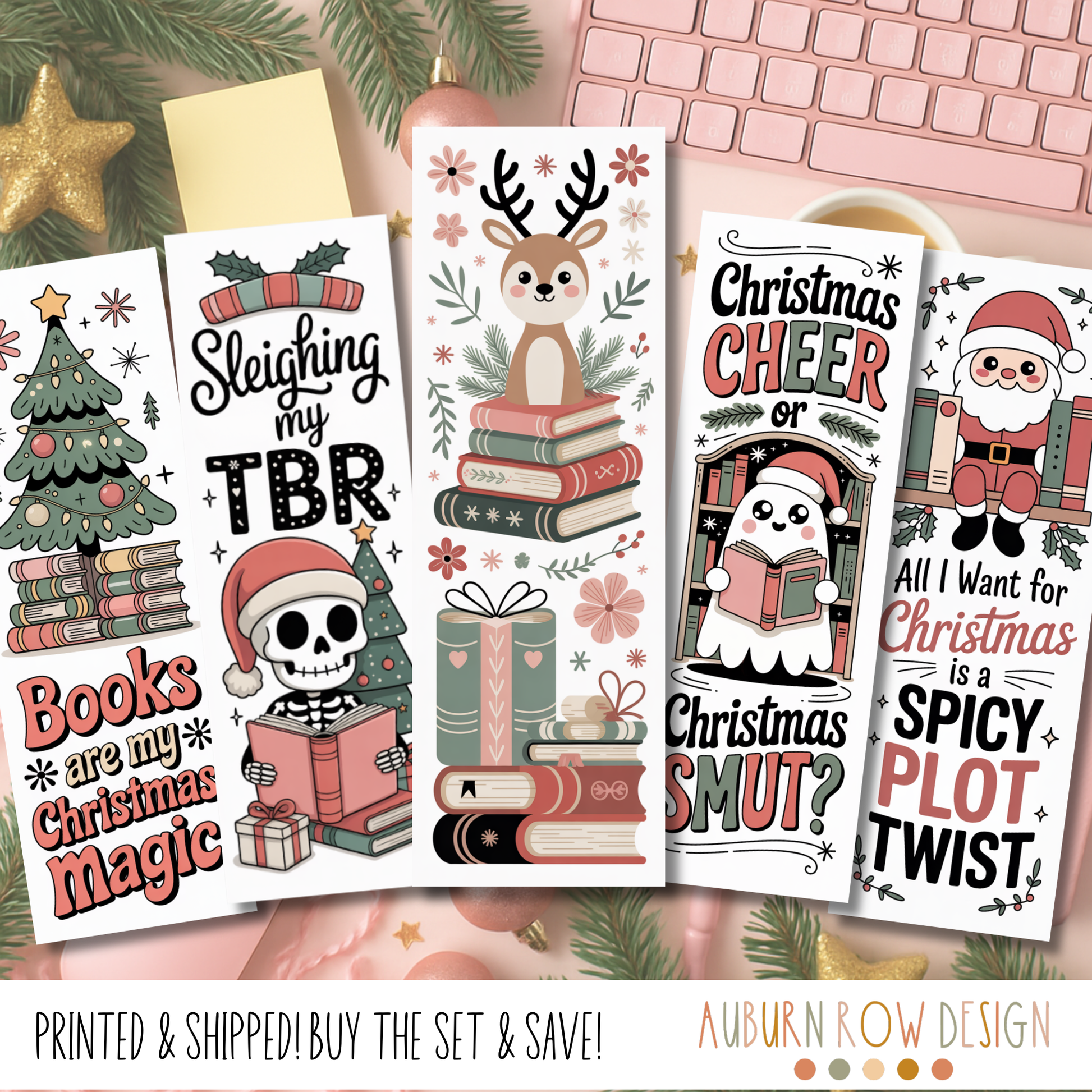 Smut Christmas Bookmarks