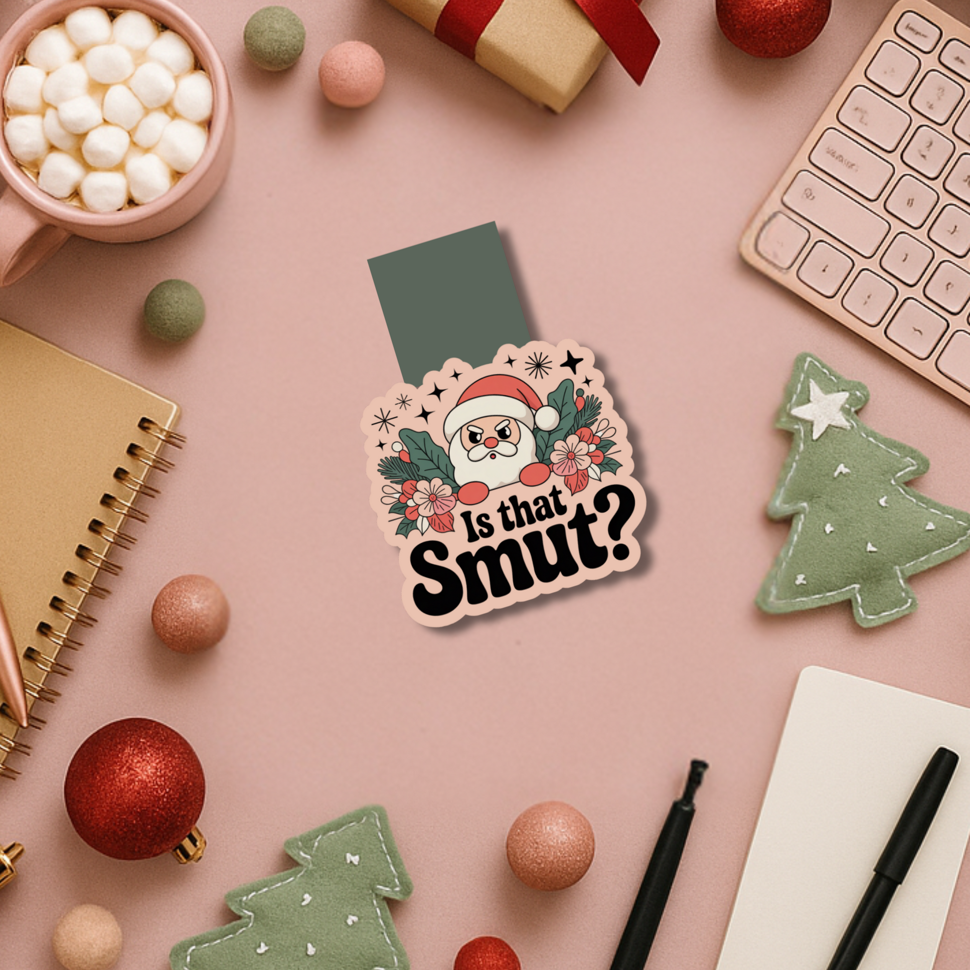 Santa Smut Bookmark