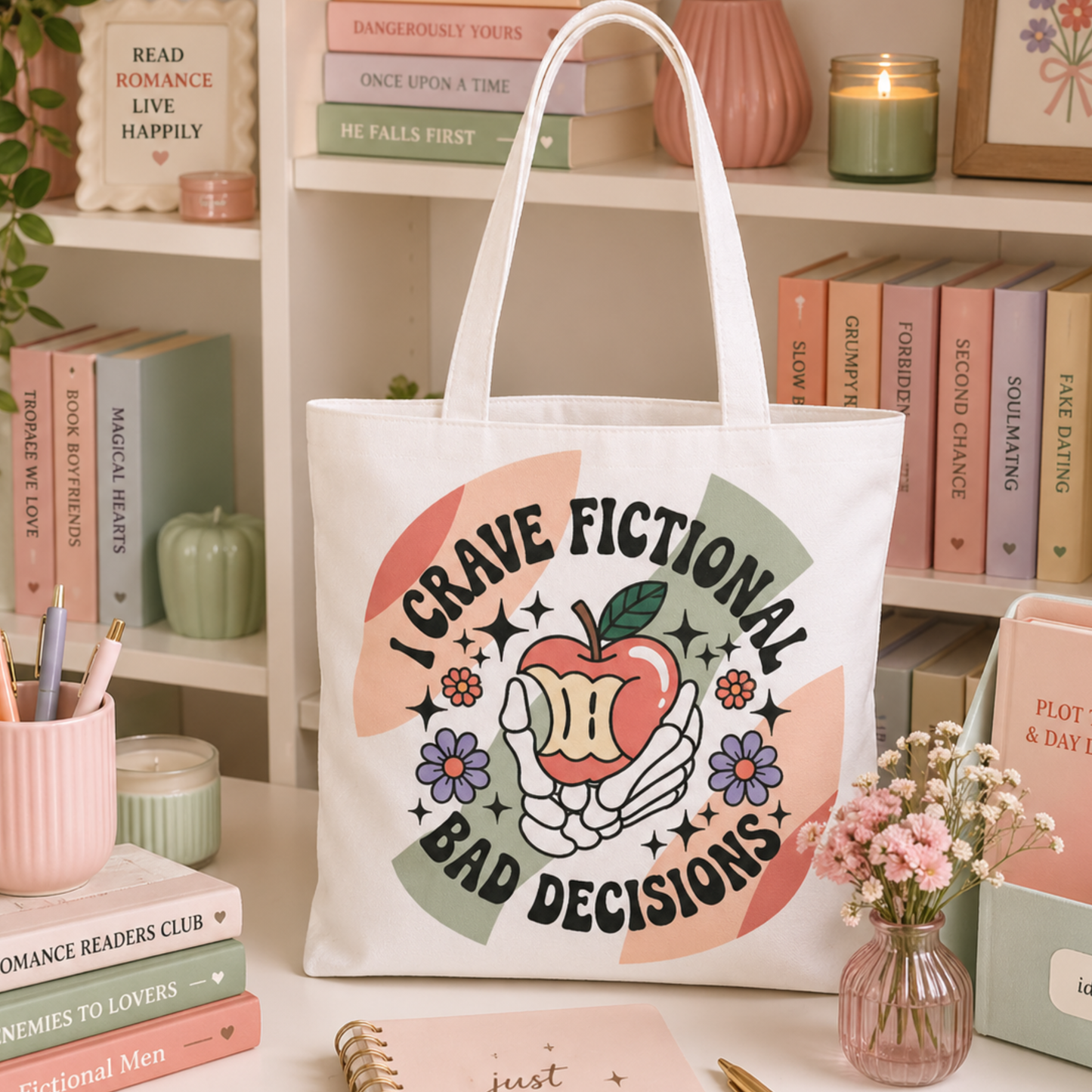 Dark Romance Tote Bag