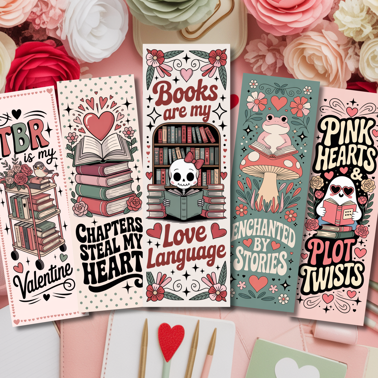 Valentines Bookmarks