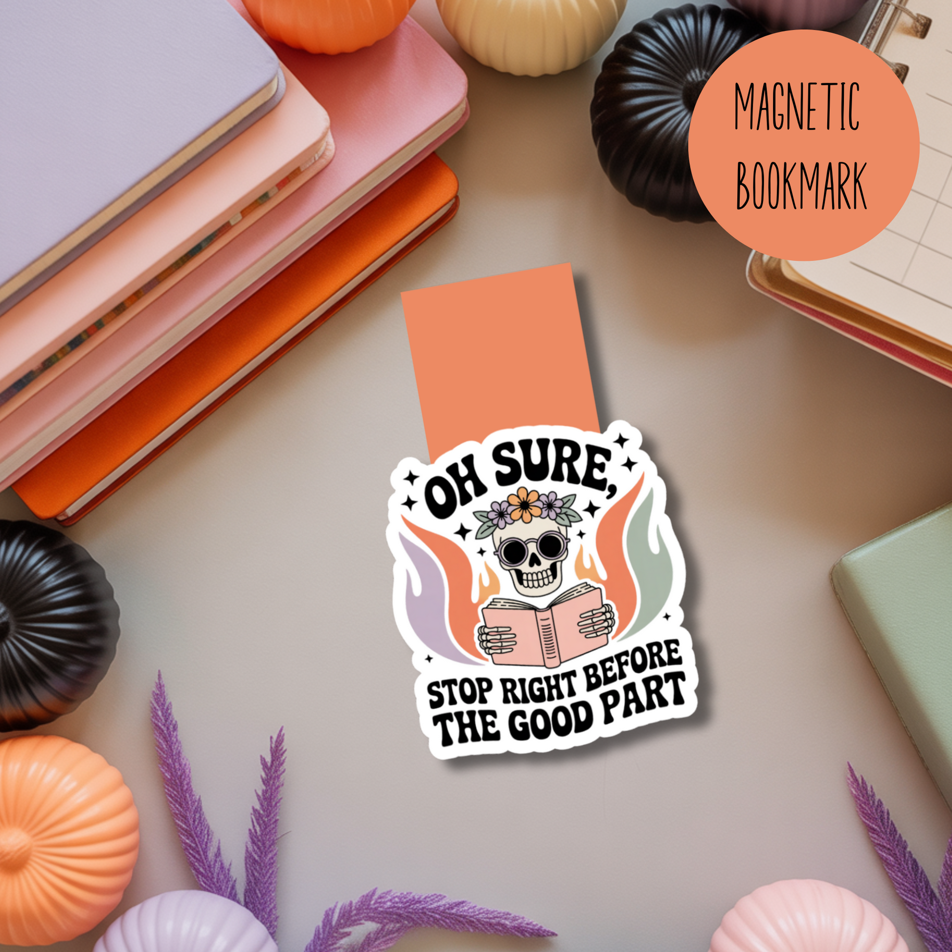 Skeleton Magnetic Bookmark