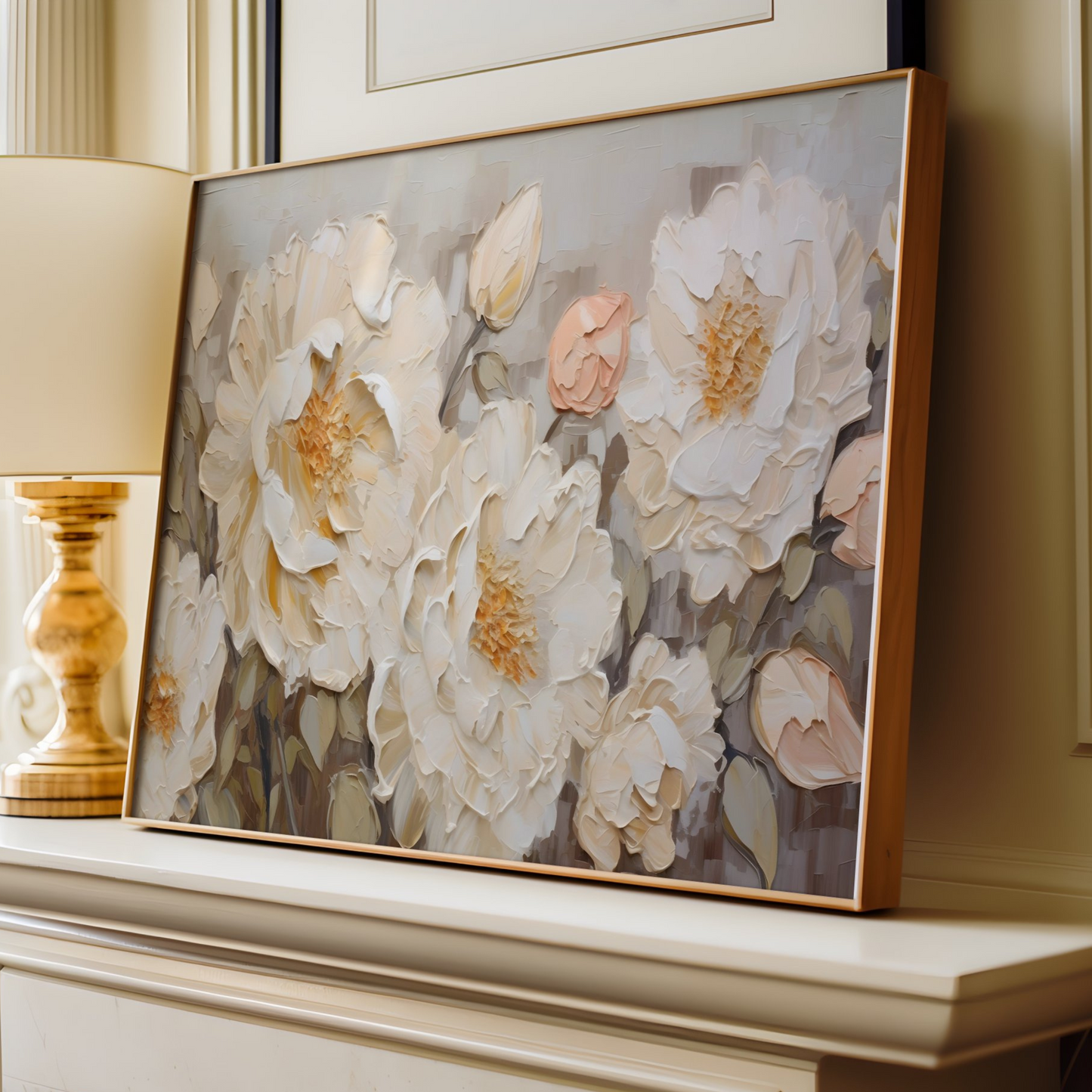 Gardenia Floral Wall Art Print
