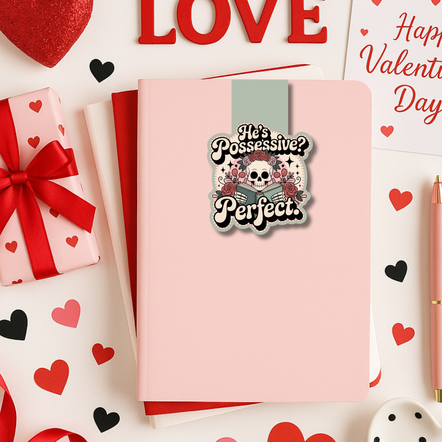 Valentines Day Bookmark