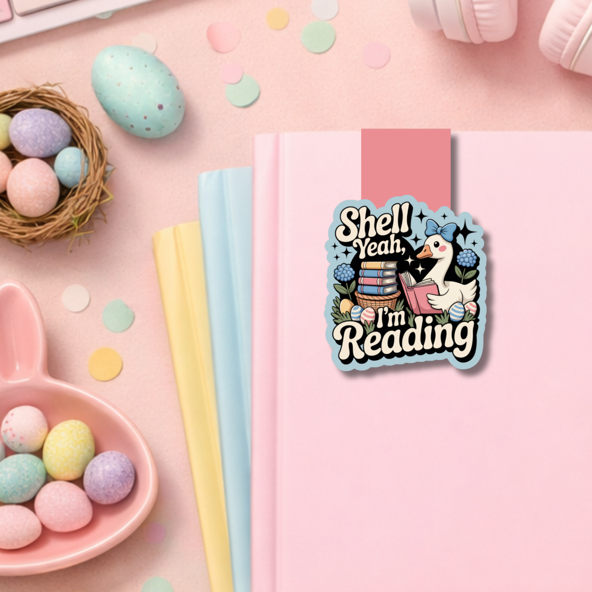 Easter Magnetic Bookmark