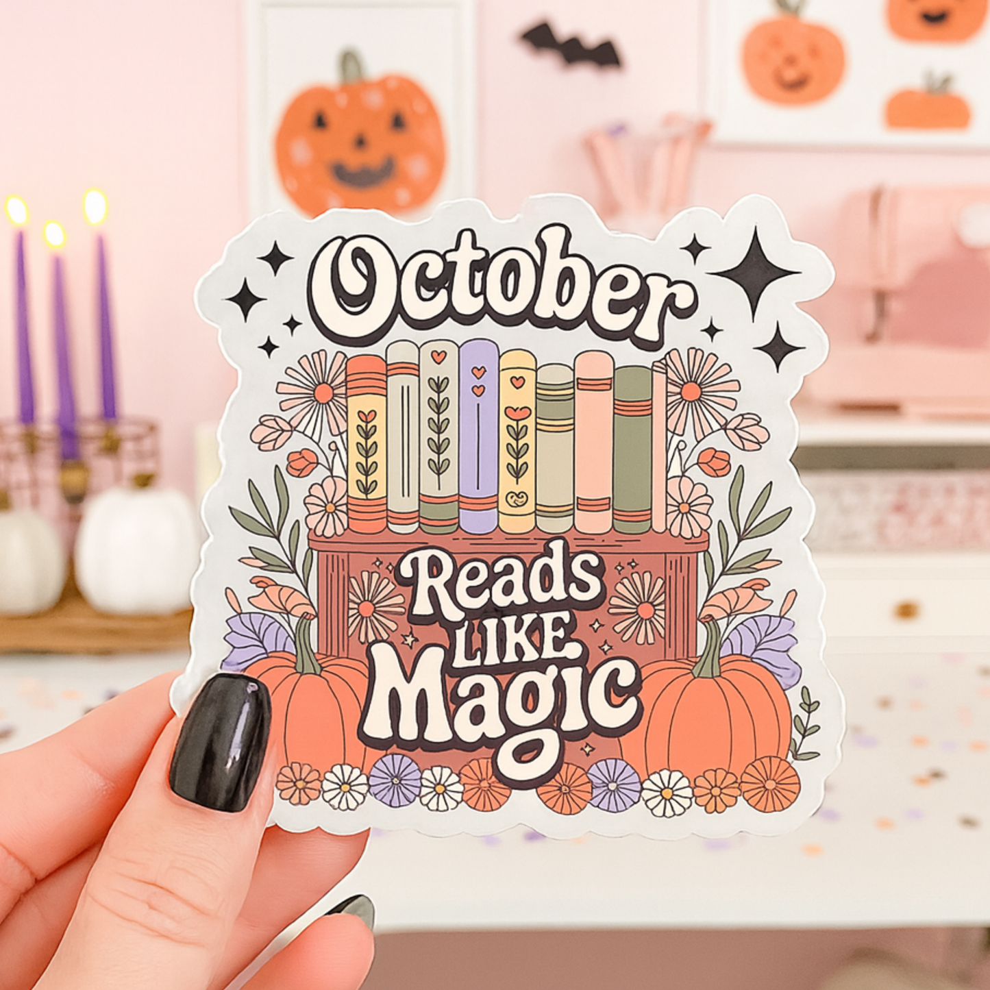 Fall Bookish Stickers