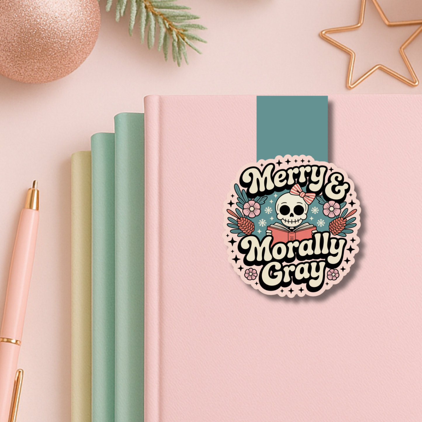 Christmas Magnetic Bookmark