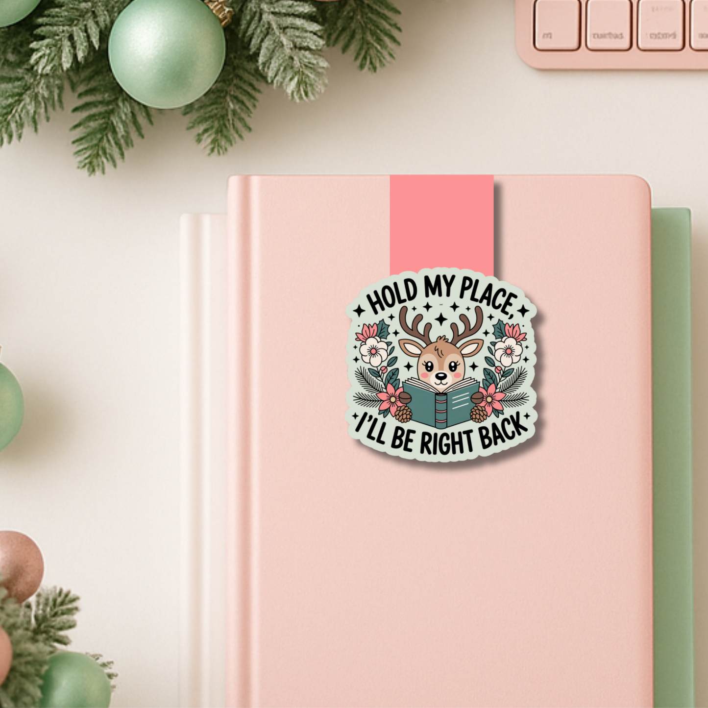 Reindeer Magnetic Bookmark