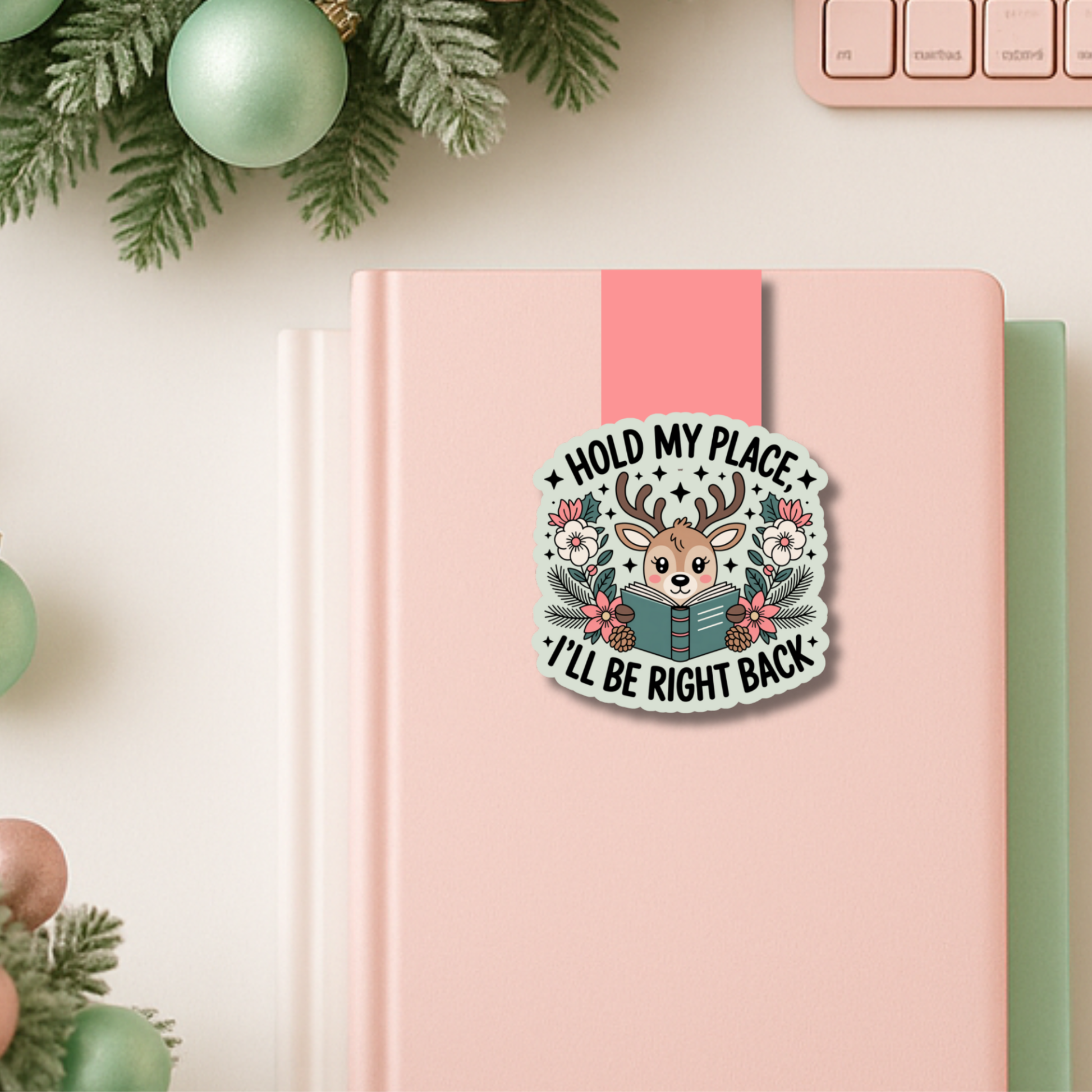 Reindeer Magnetic Bookmark