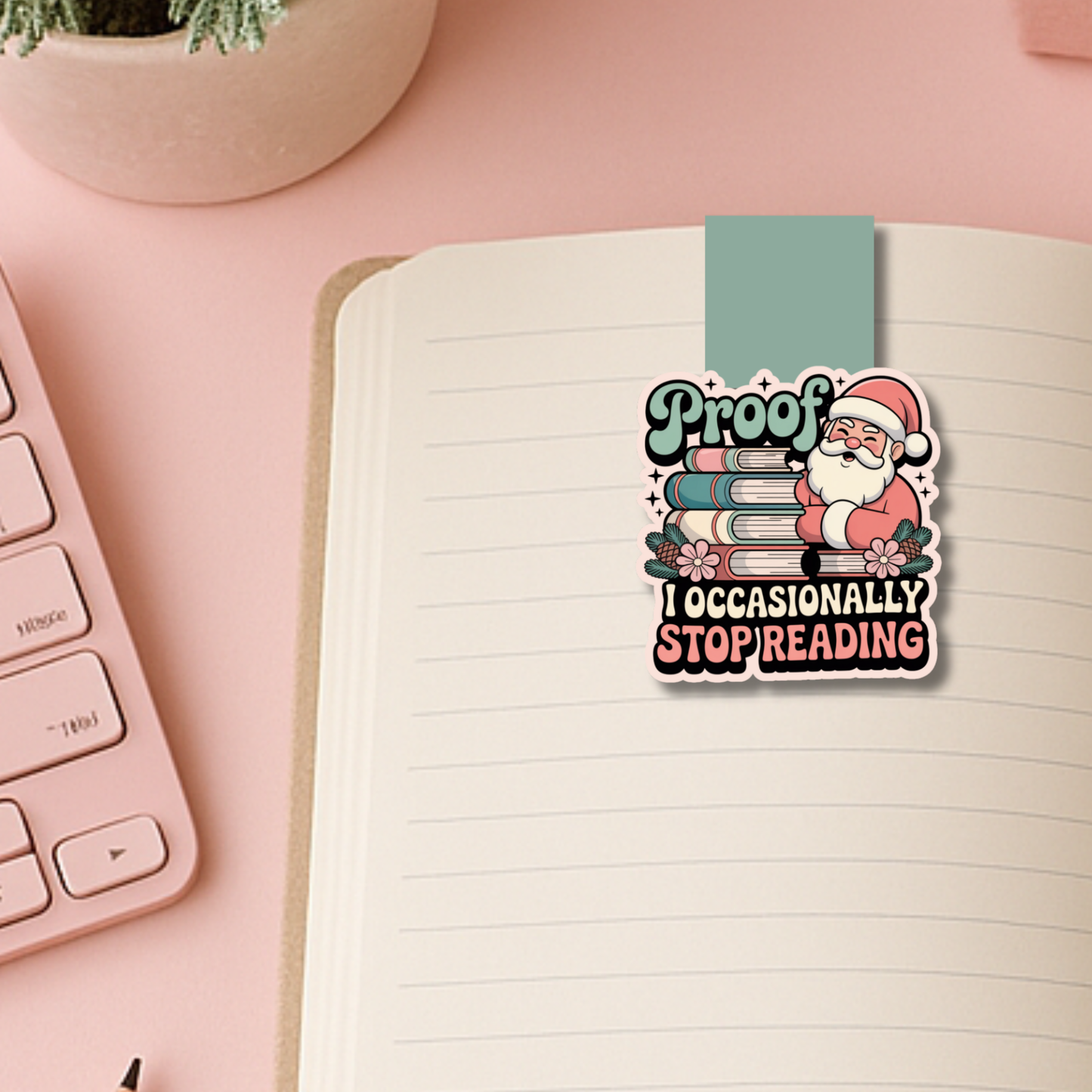 Christmas Magnetic Bookmark