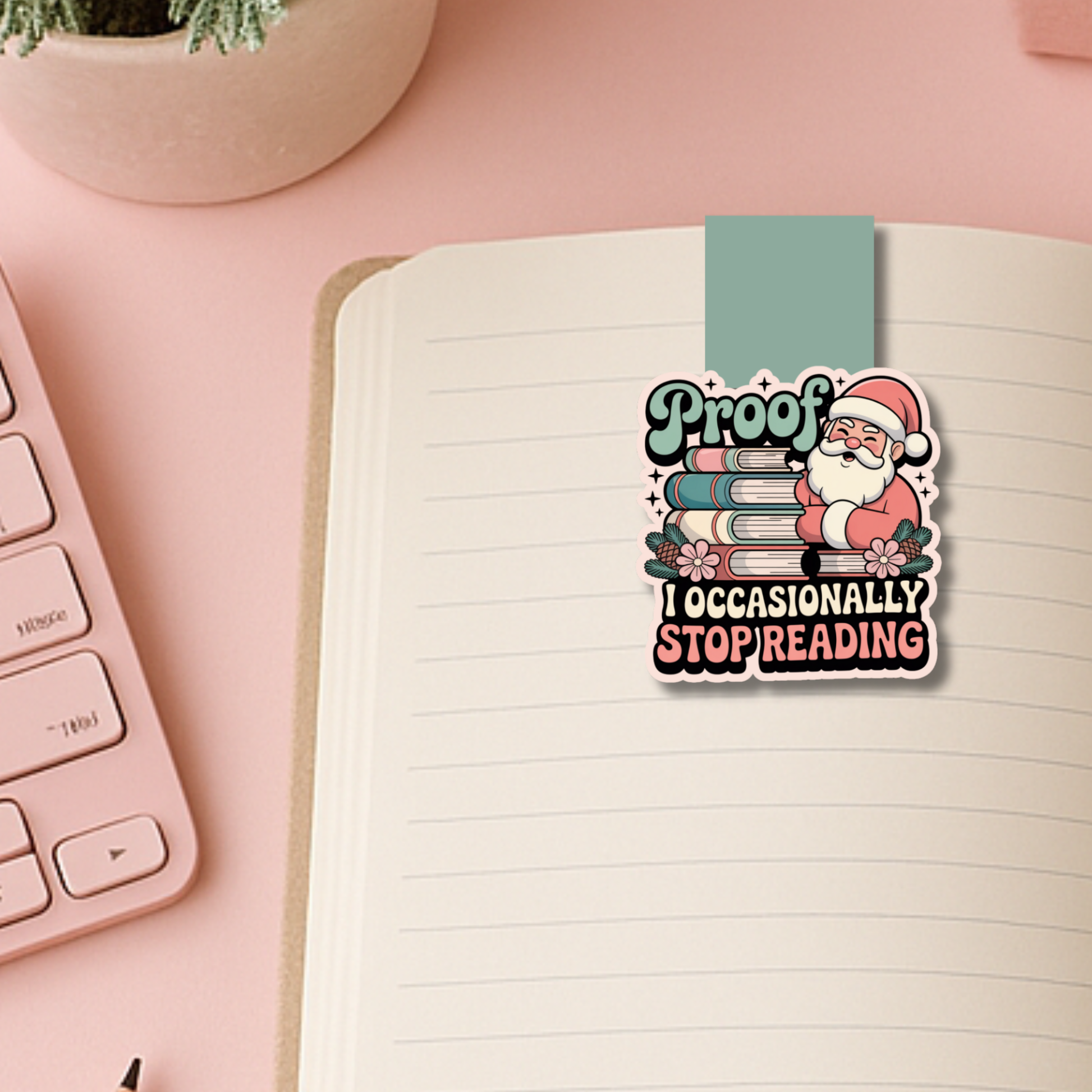 Christmas Magnetic Bookmark