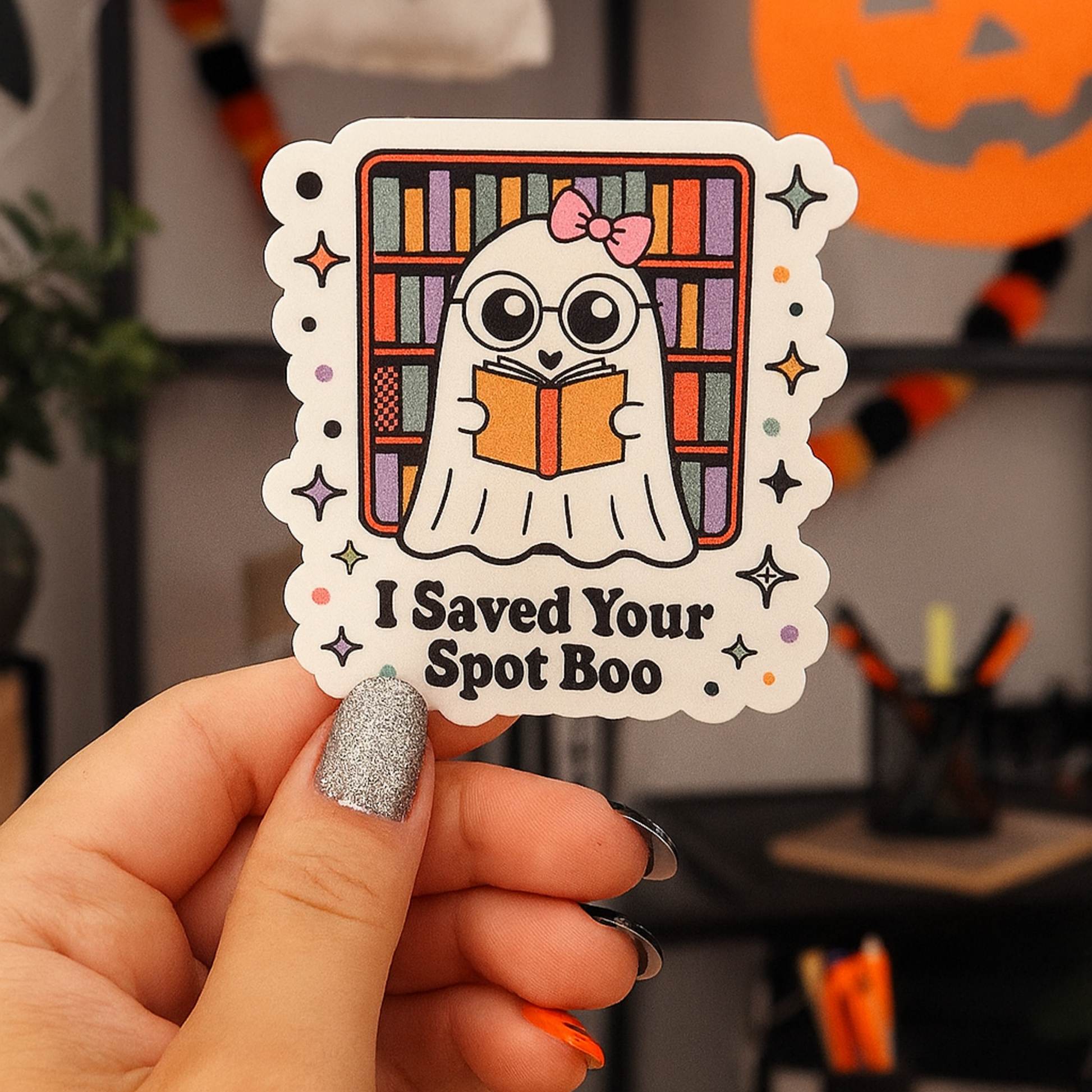 Halloween Bookish Sticker