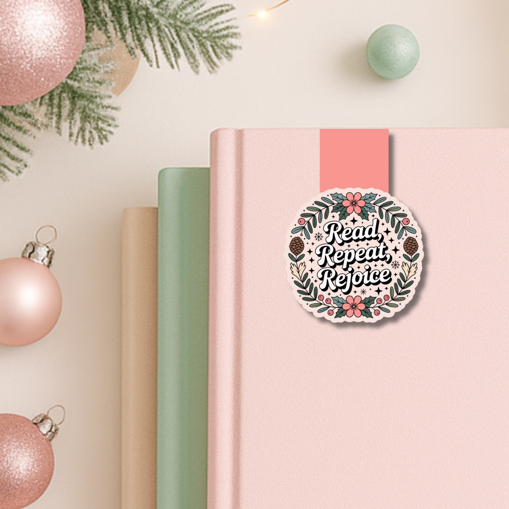 Christmas Magnetic Bookmark 