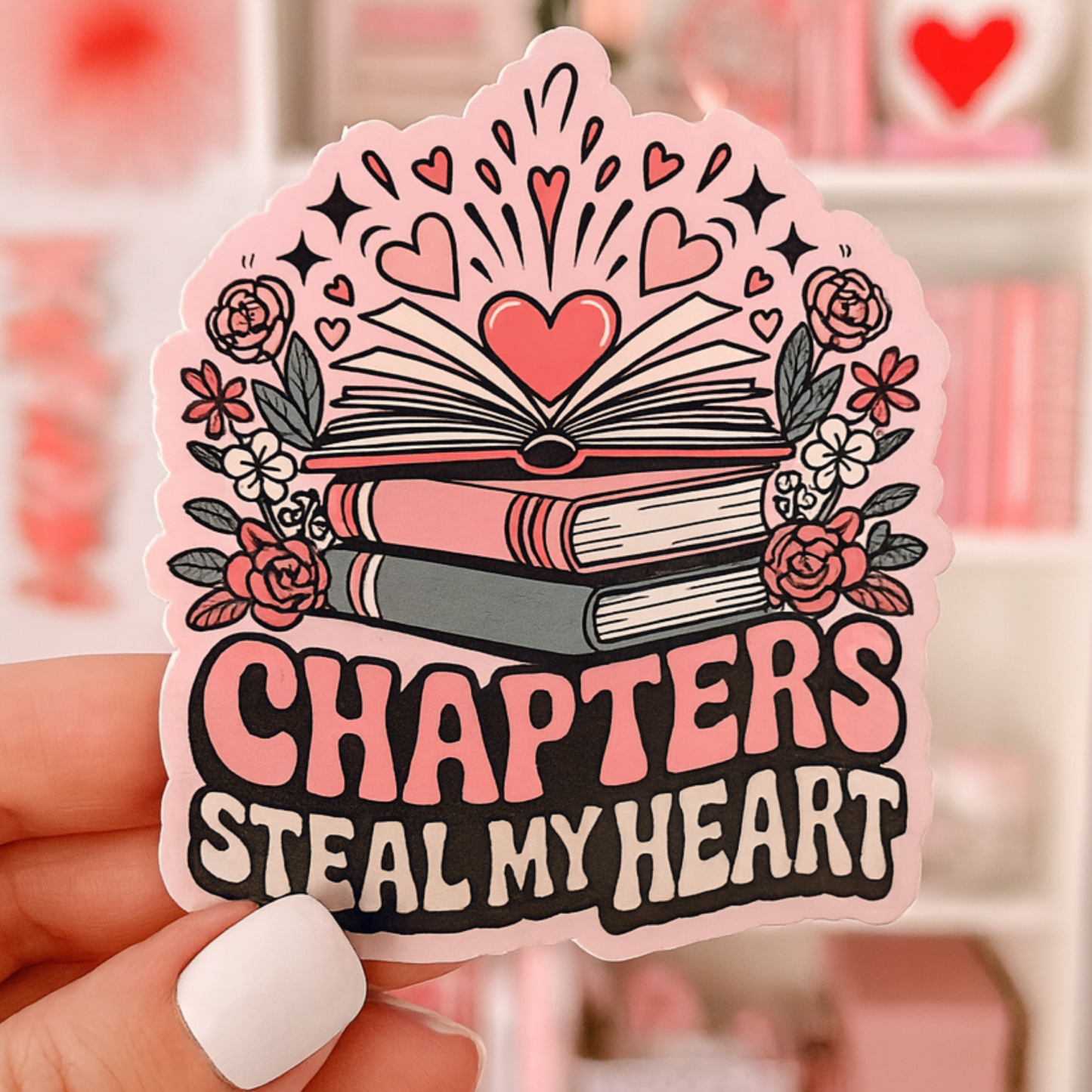 Valentines Day Reading Sticker