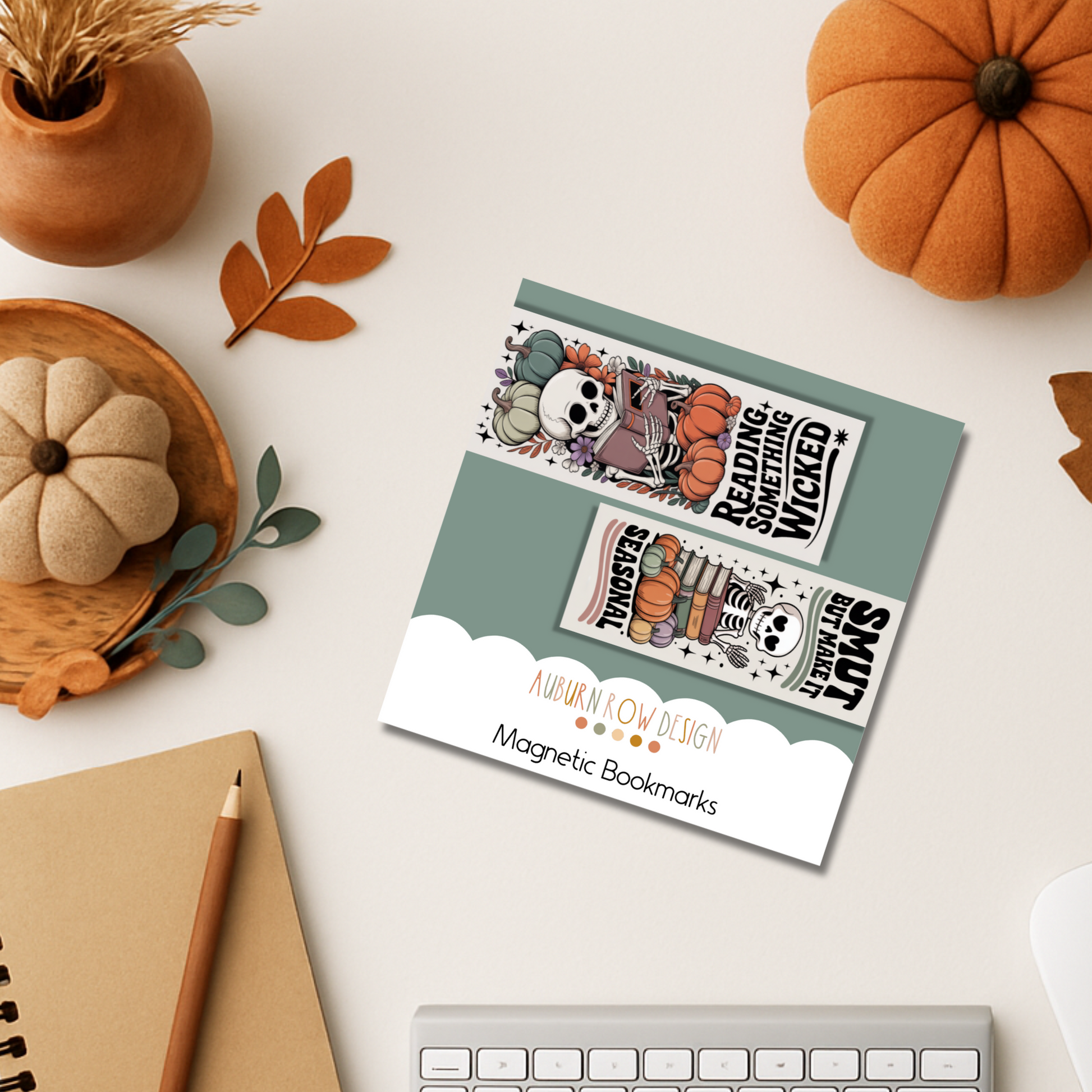 Smut Halloween Magnetic Bookmark Set