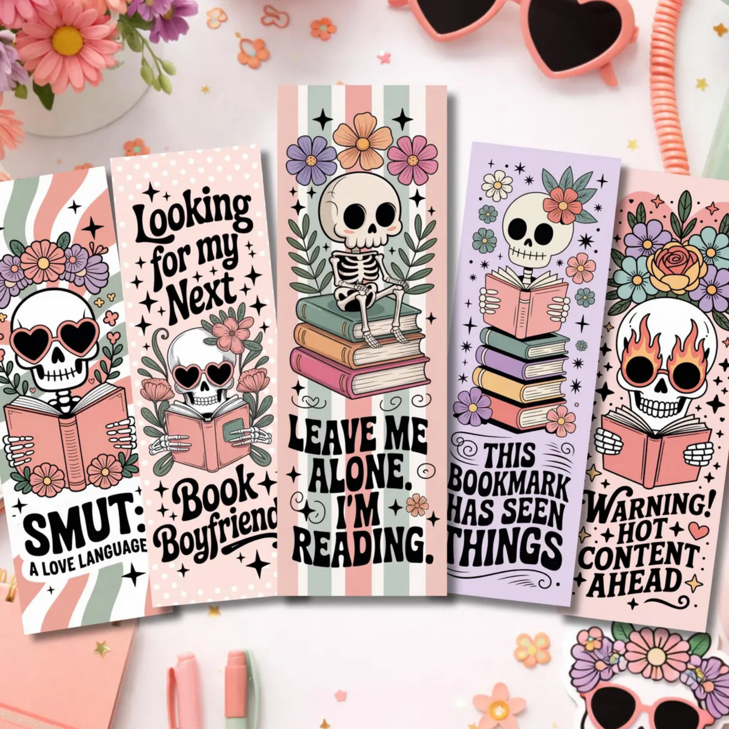 Printable Smut Dark Romance Bookmarks
