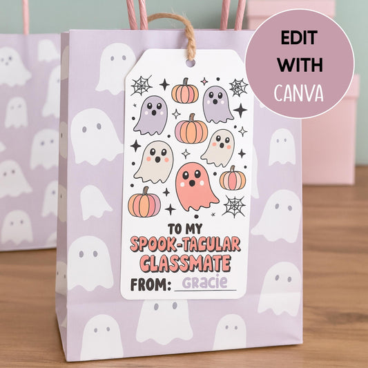 Printable Boo Bag Tag