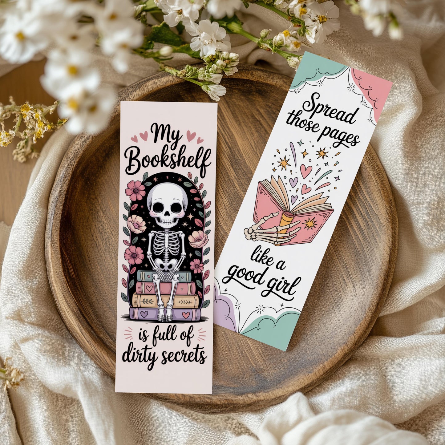 Romantasy Printable Bookmarks