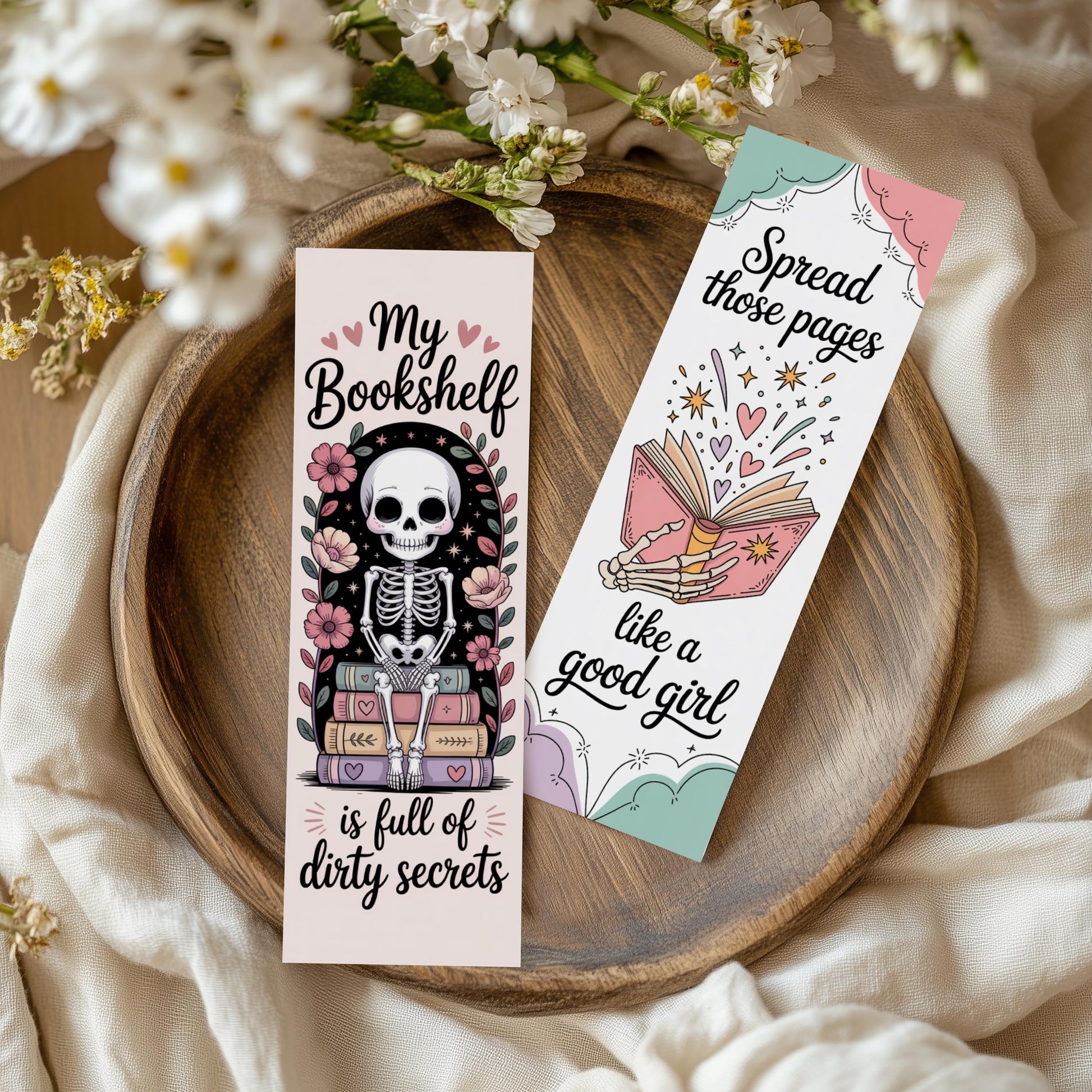 Romantasy Printable Bookmarks