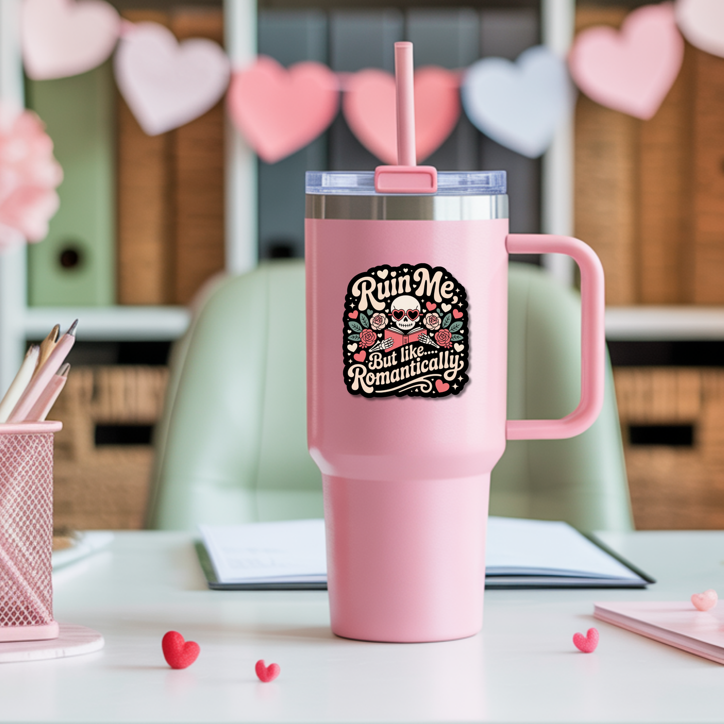 Valentines Day Bookish Sticker