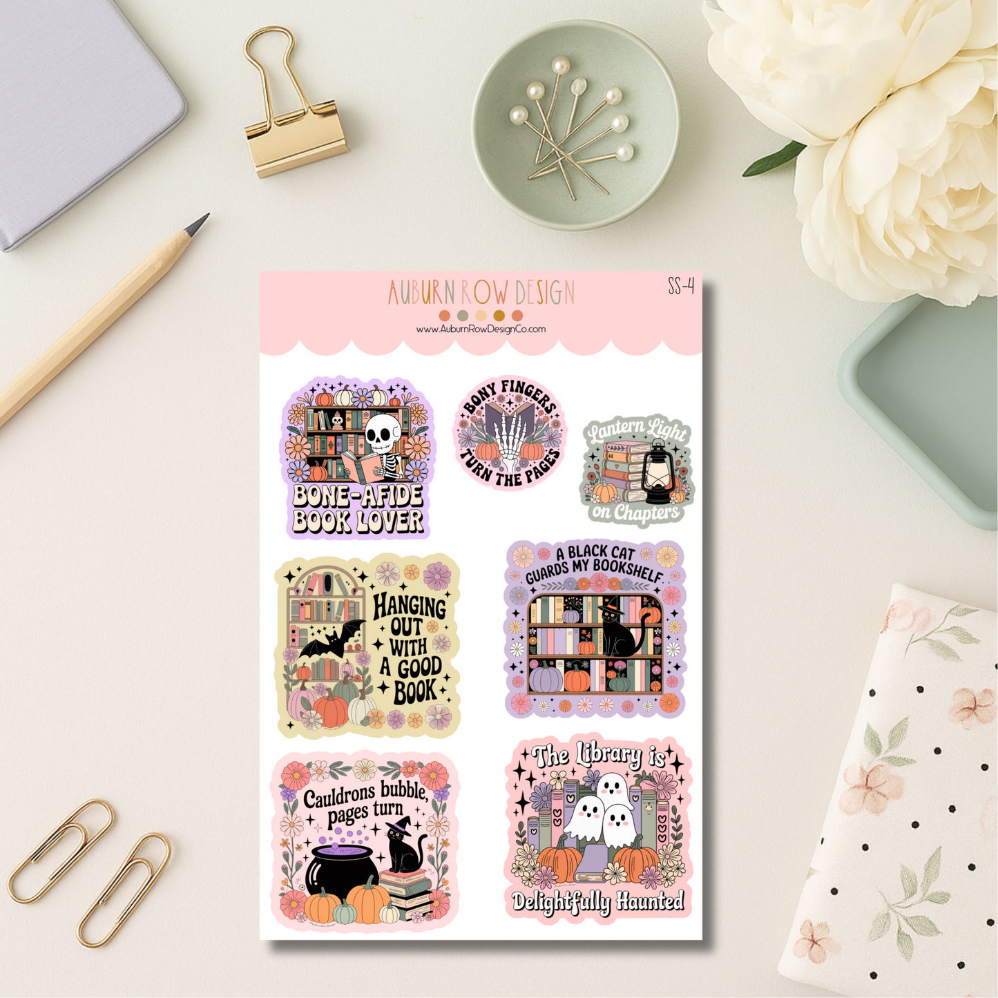 Pastel Halloween Stickers
