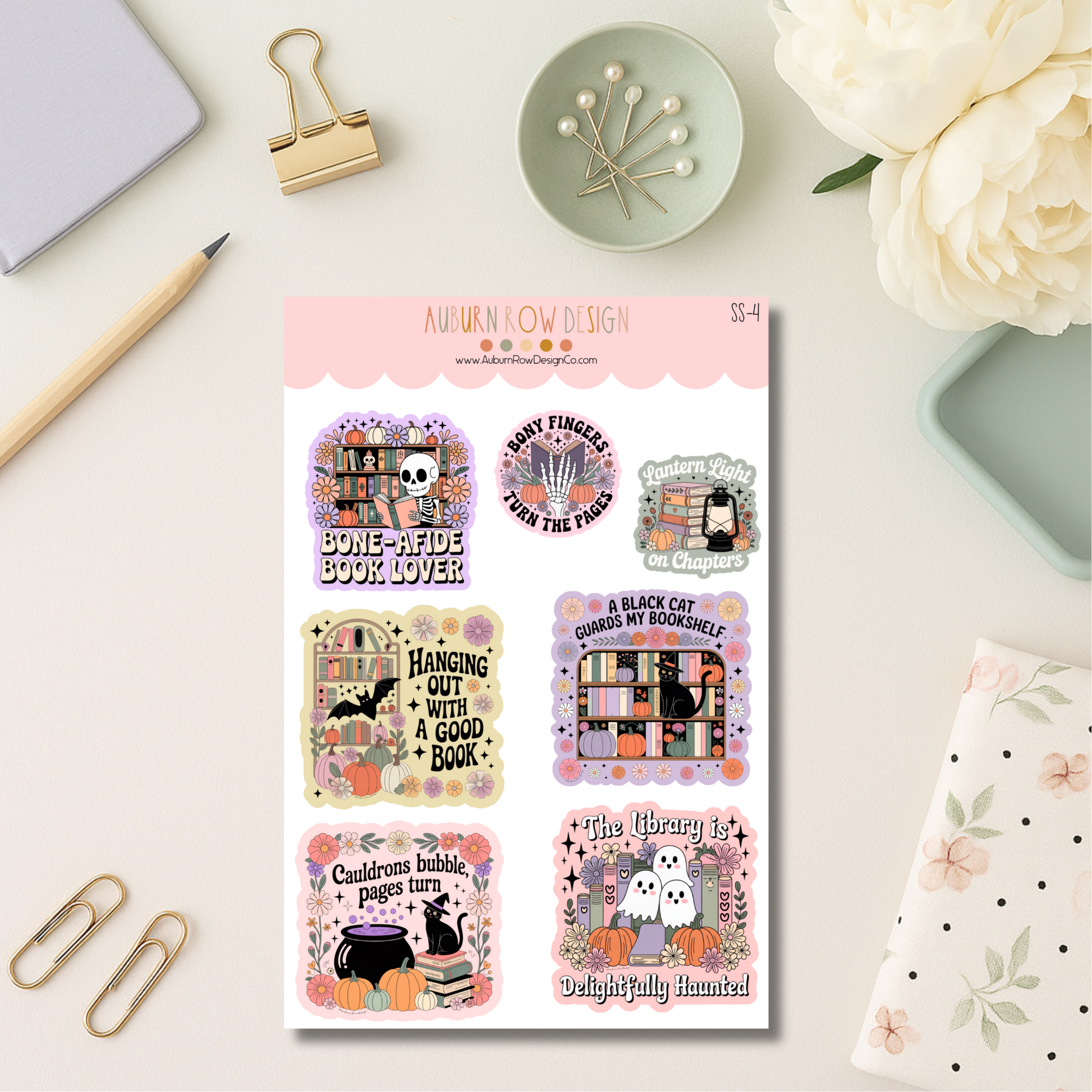 Pastel Halloween Stickers