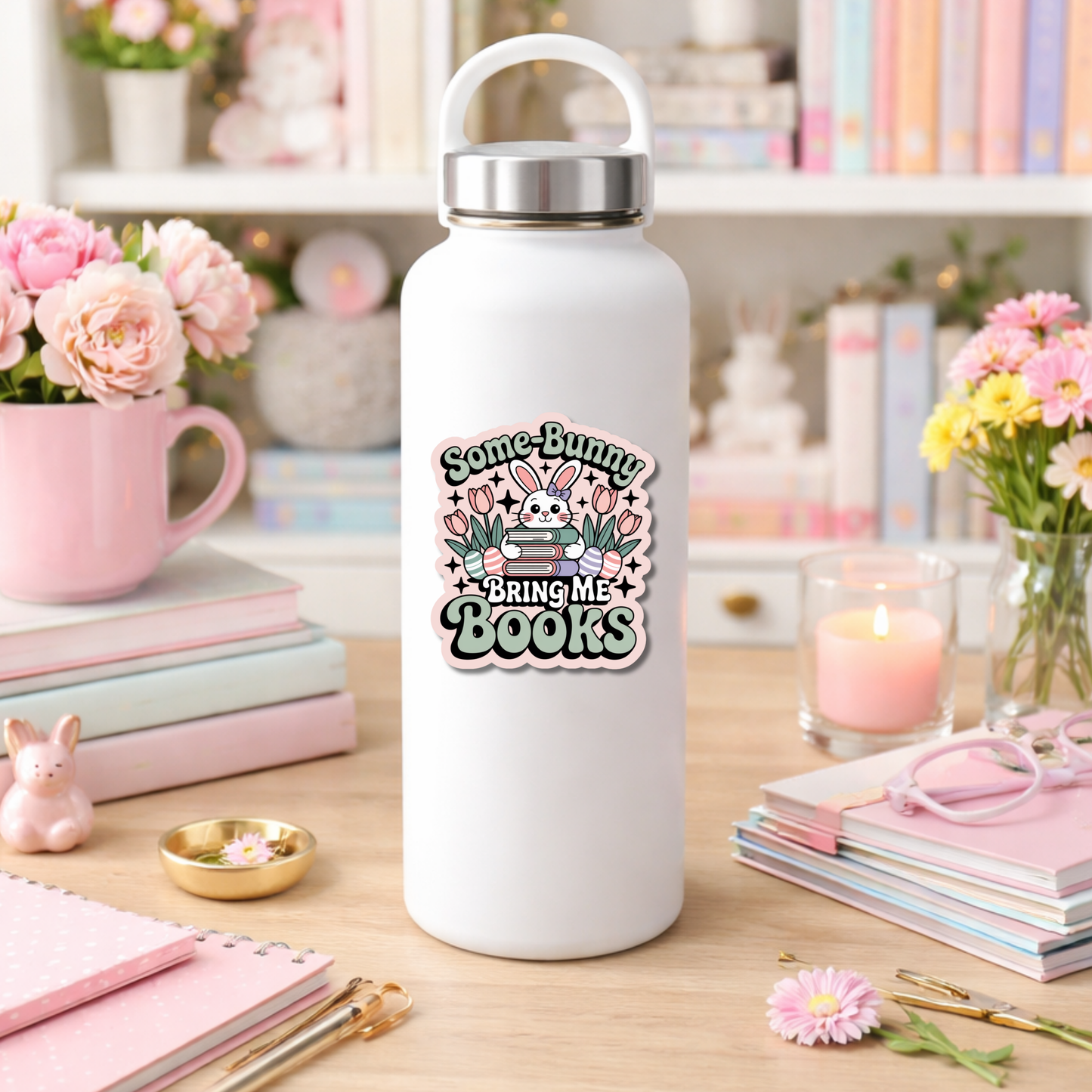 Easter Bookish Sticker