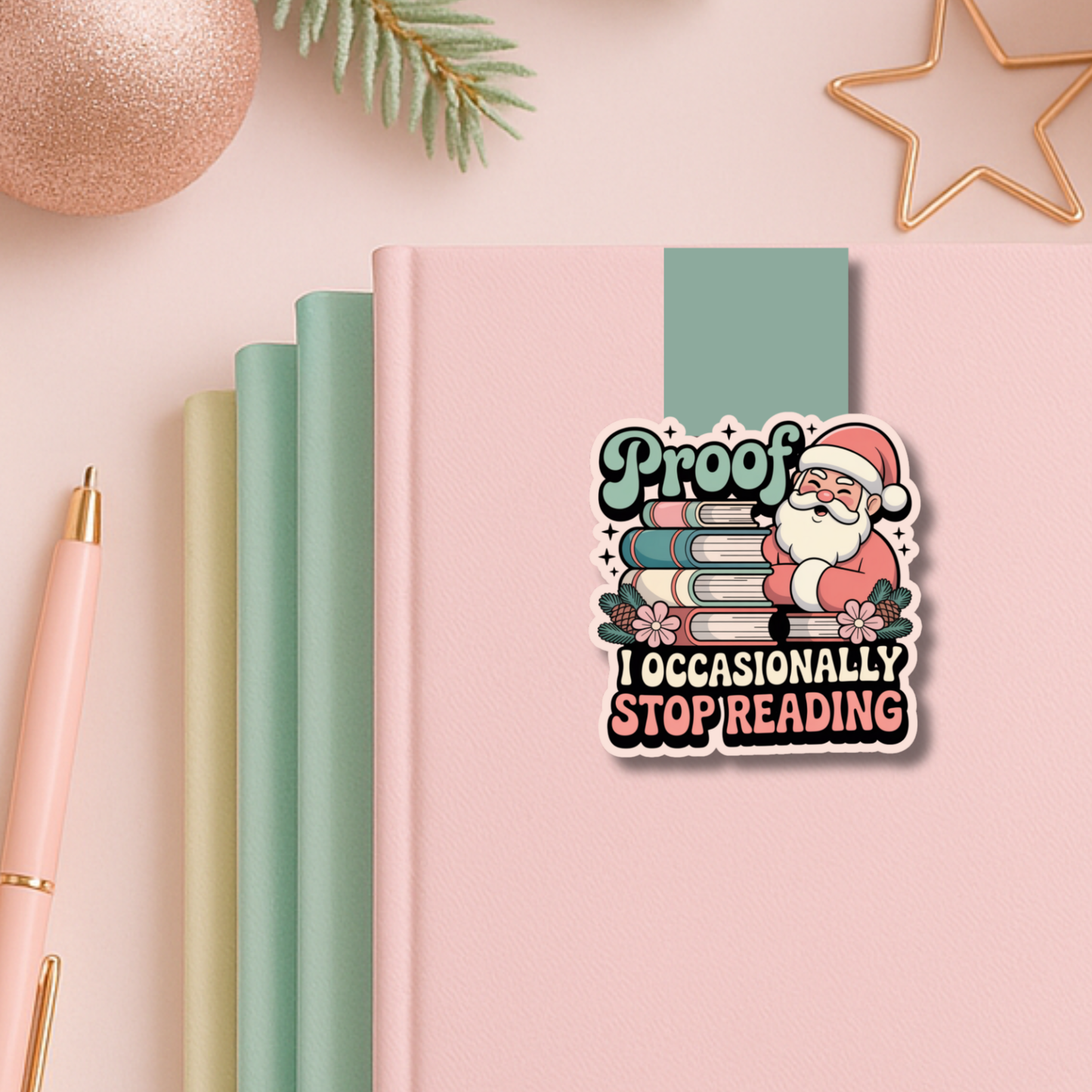 Christmas Magnetic Bookmark