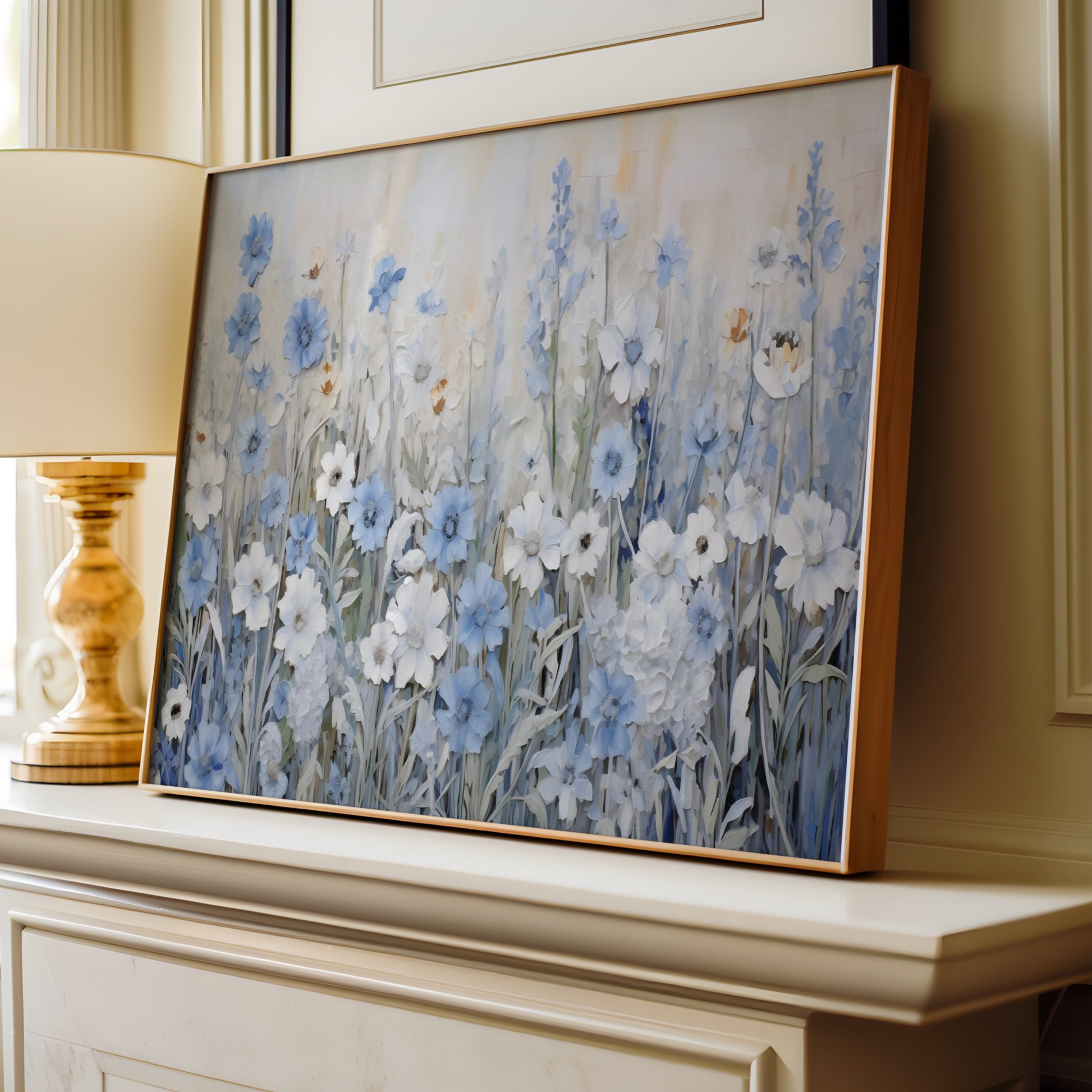 Blue Wildflower Printable Art