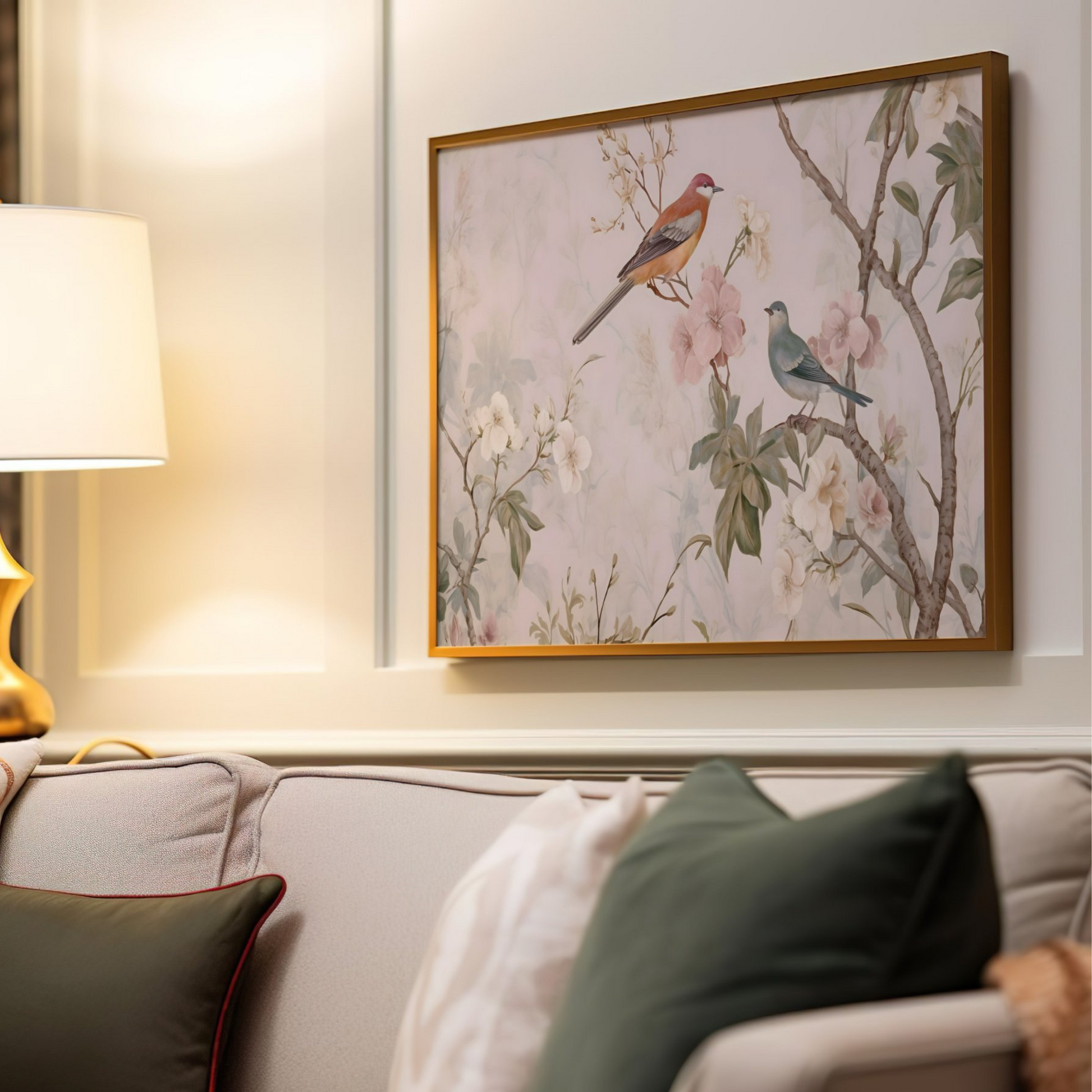Chinoiserie Bird Wall Art
