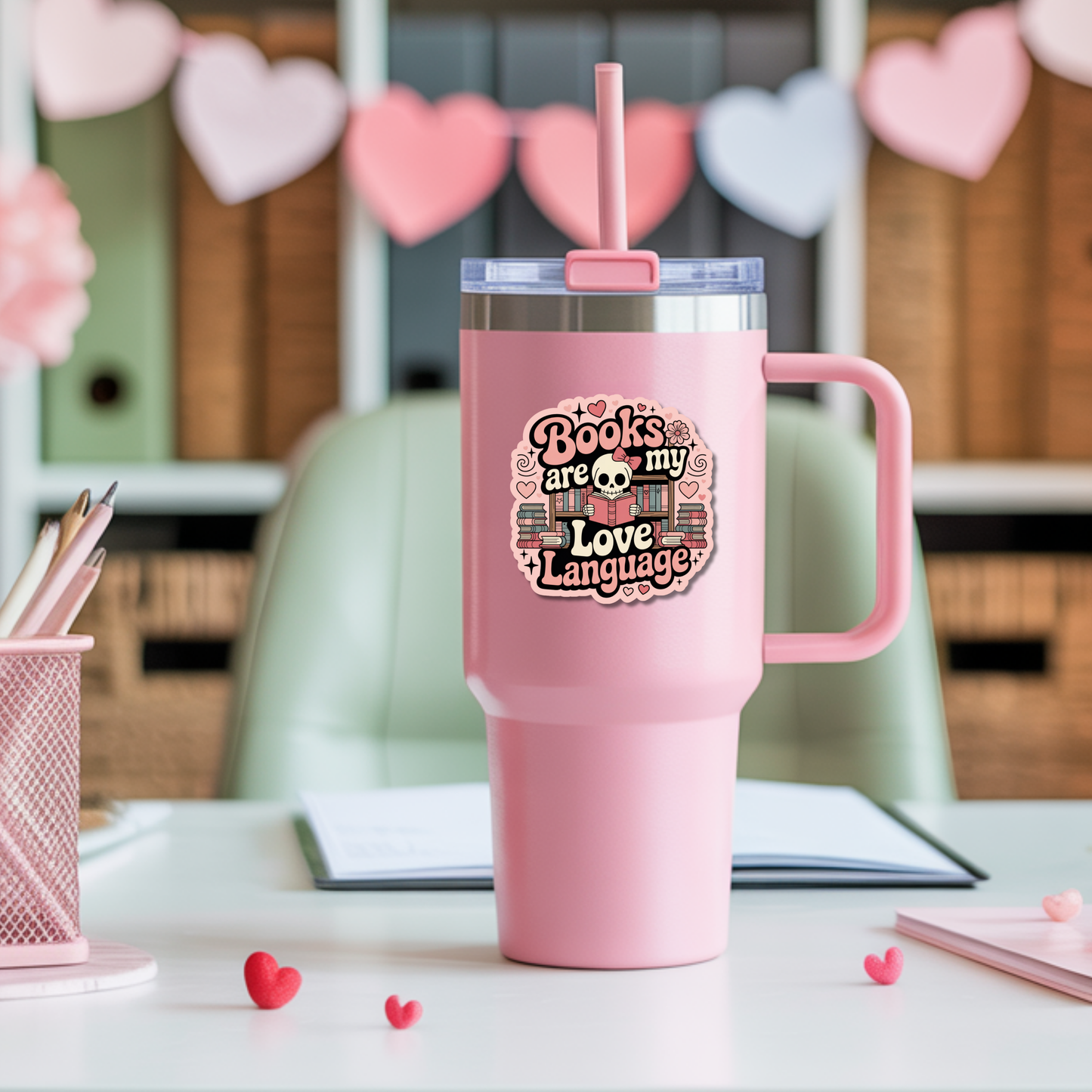 Valentines Day Reading Sticker