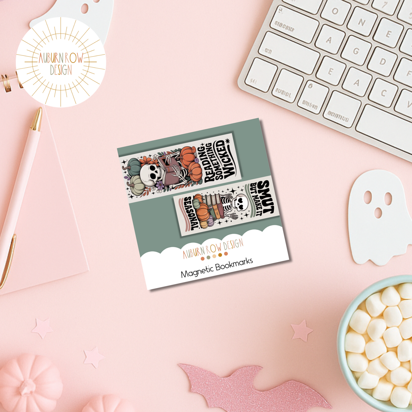 Smut Halloween Magnetic Bookmark Set