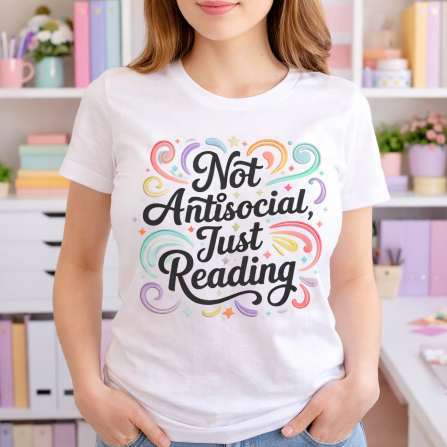Antisocial Reading Clipart