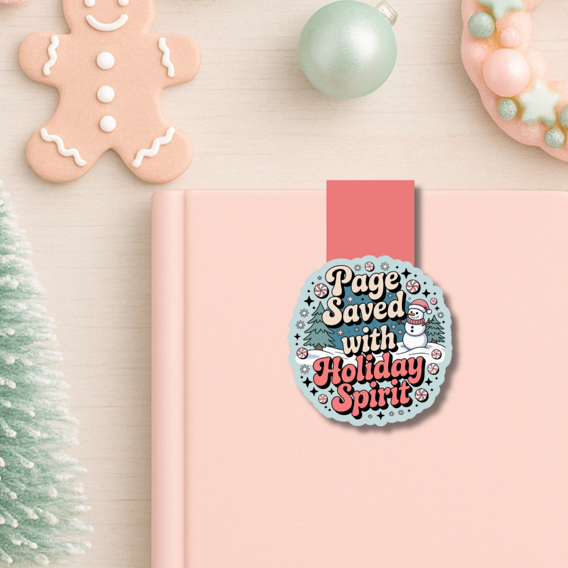Christmas Magnetic Bookmark