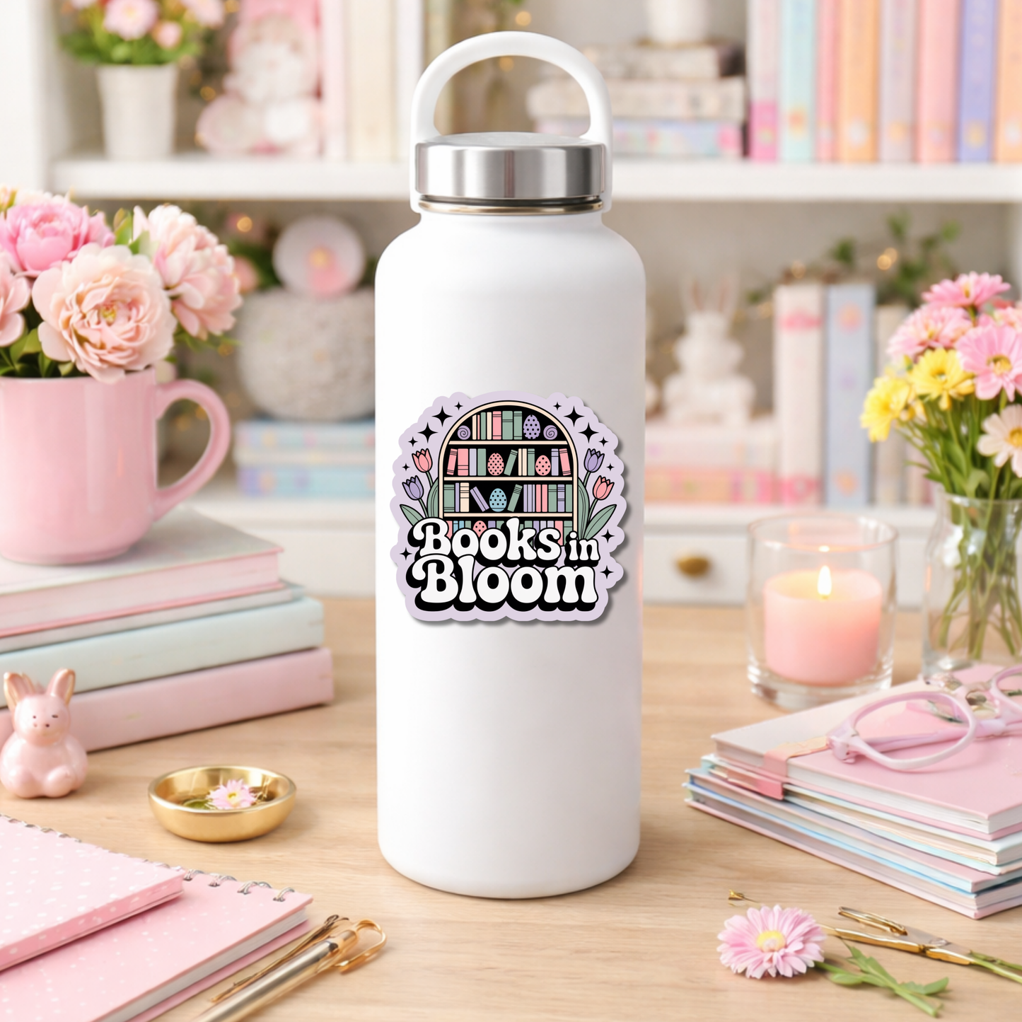 easter bookish sticker