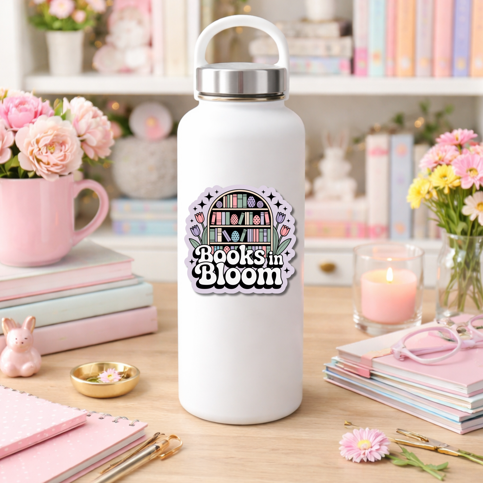 easter bookish sticker
