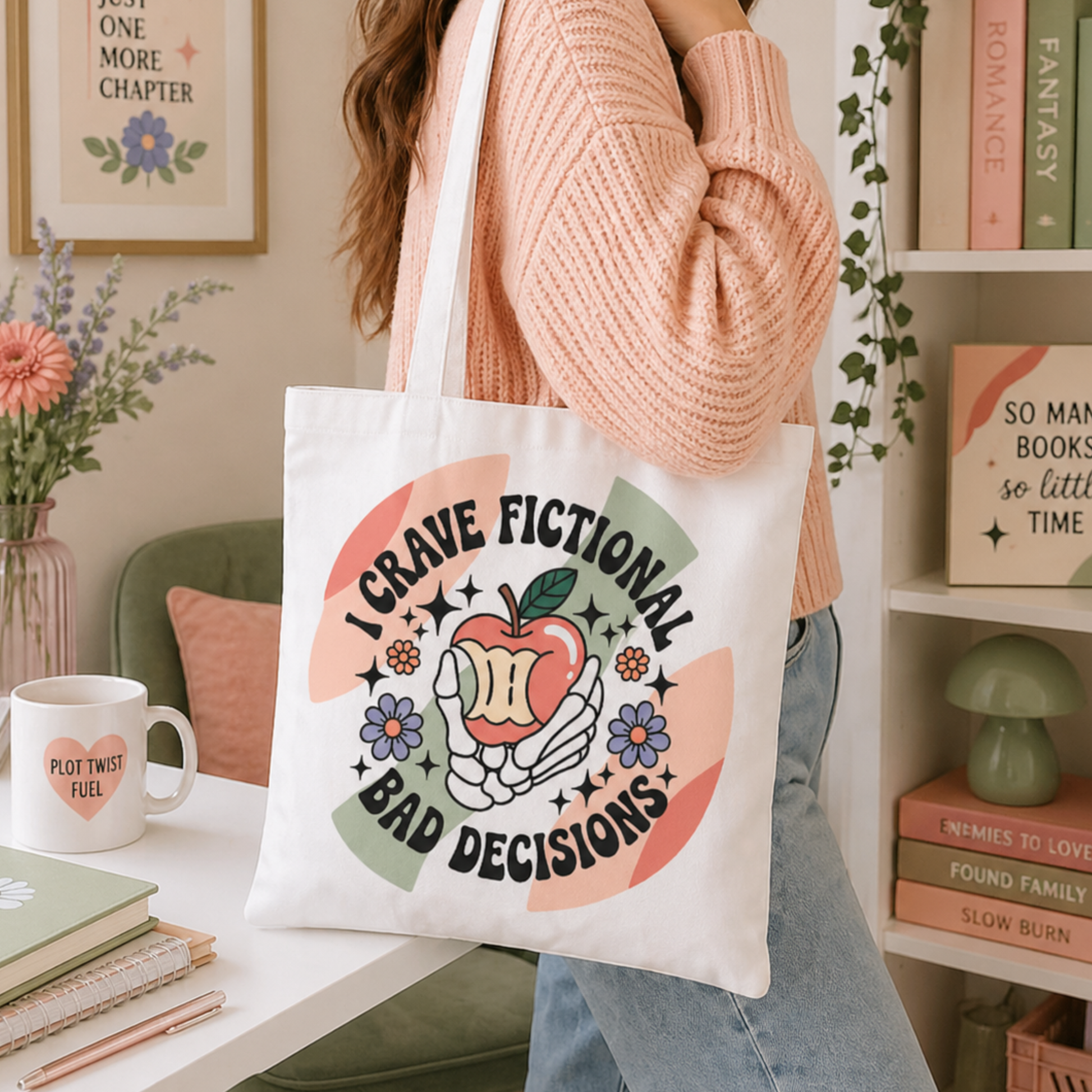 Dark Romance Tote Bag