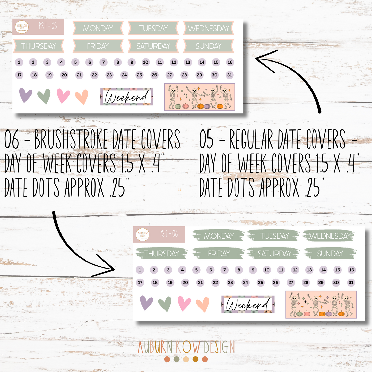 Pastel Halloween Weekly Planner Kit