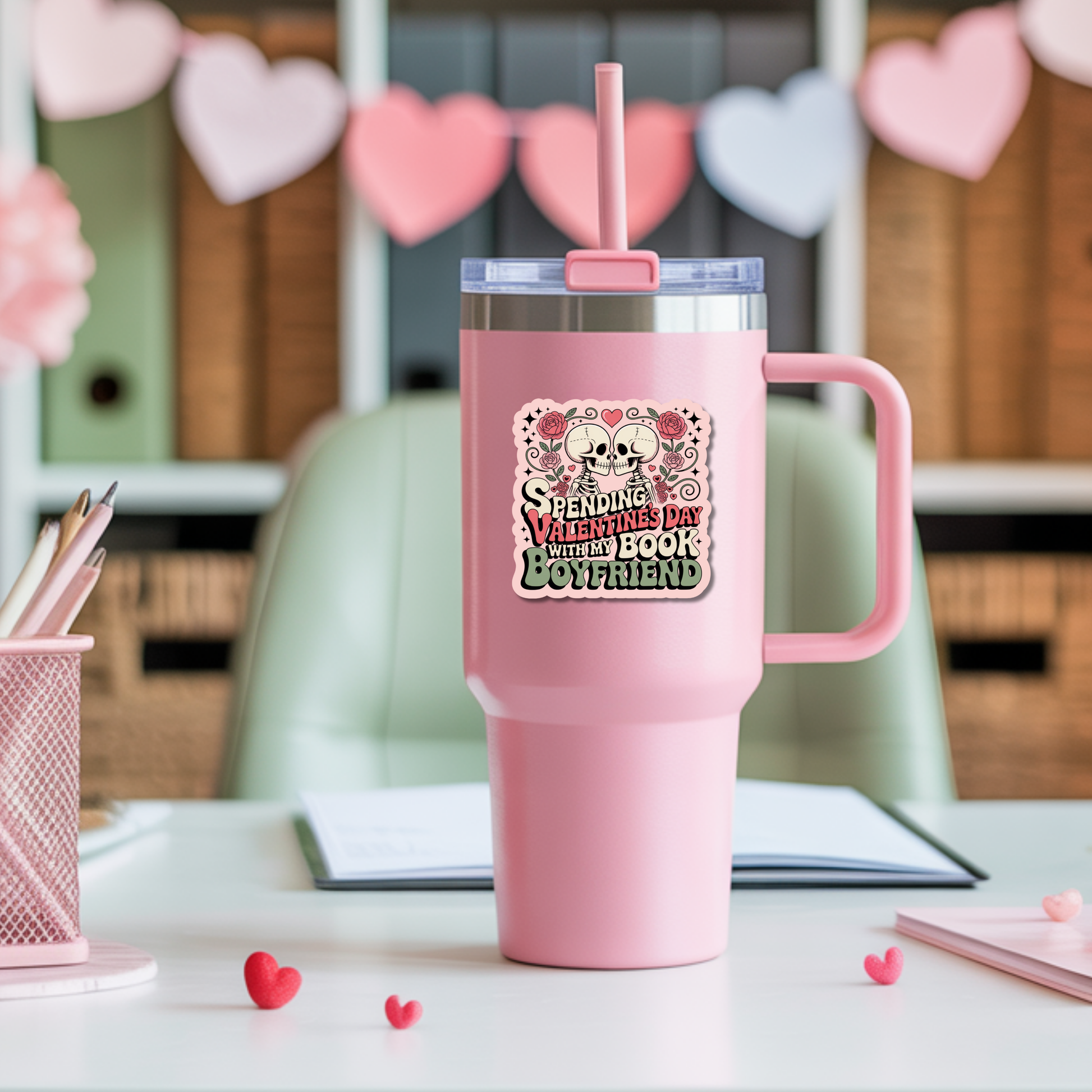 Valentines Day Bookish Sticker