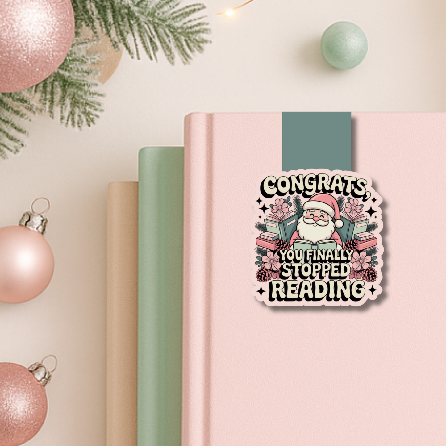 Santa Magnetic Bookmark