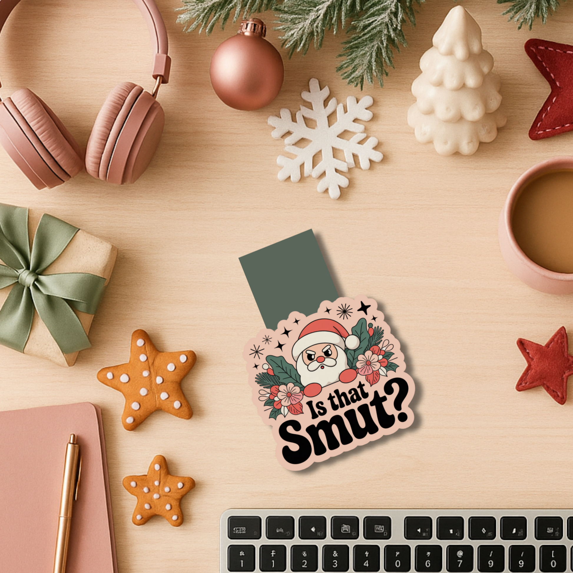 Santa Smut Bookmark