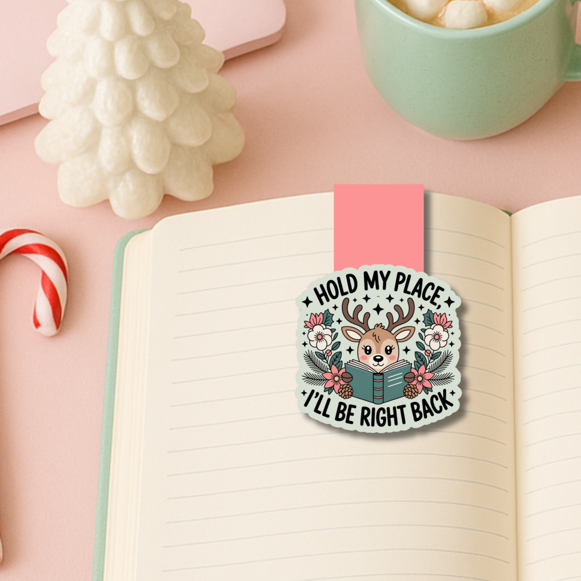 Reindeer Magnetic Bookmark