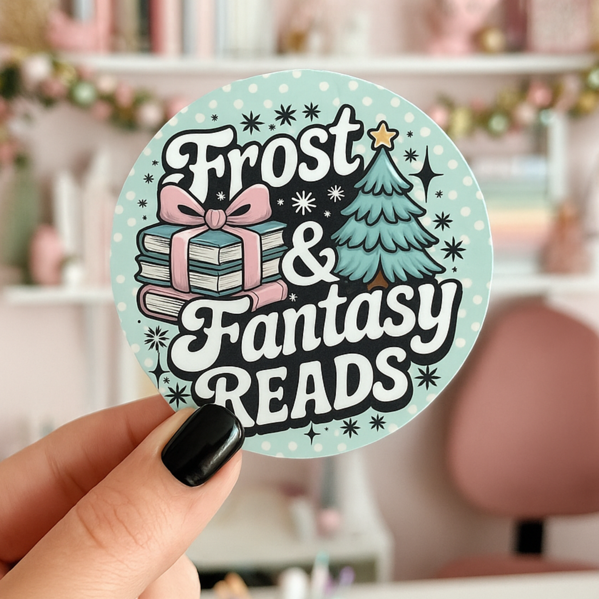Christmas Bookish Stickers