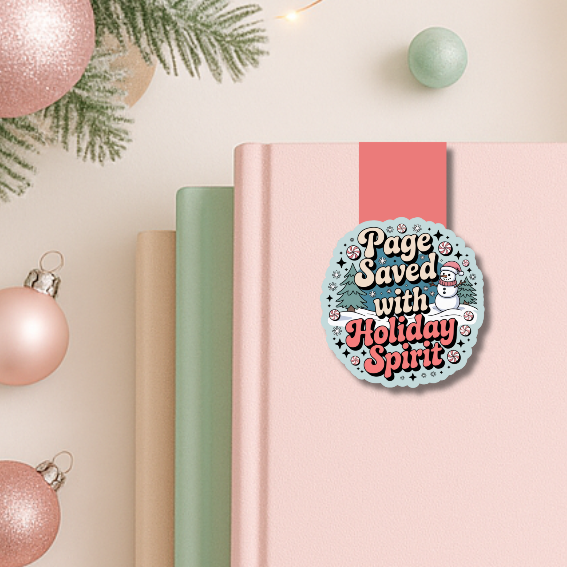 Christmas Magnetic Bookmark