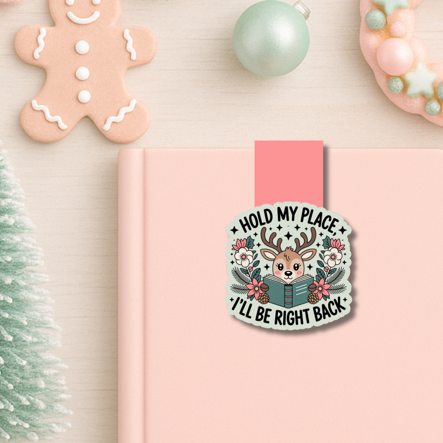 Reindeer Magnetic Bookmark